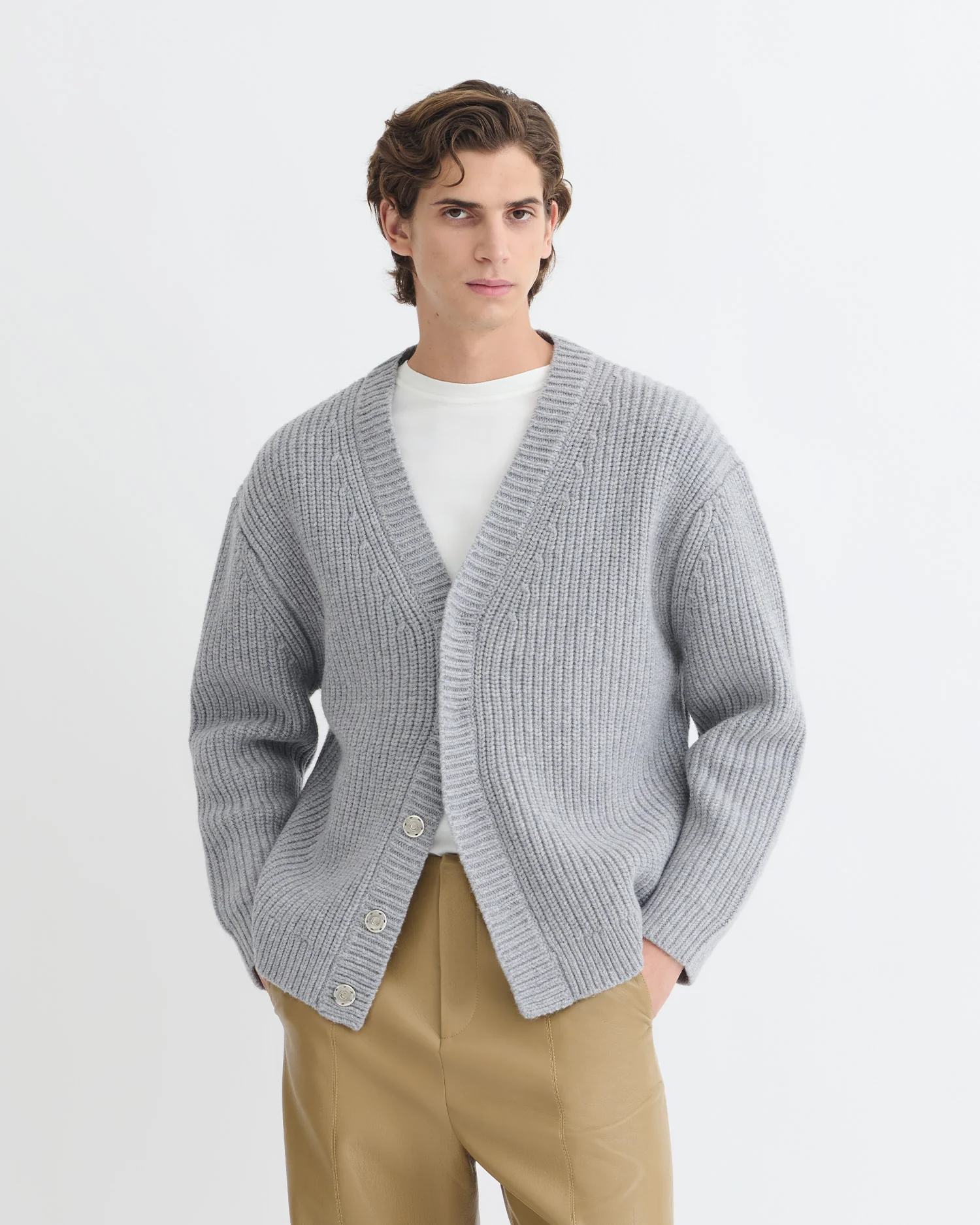 Varten - Cardigan - Light Grey - Image 3