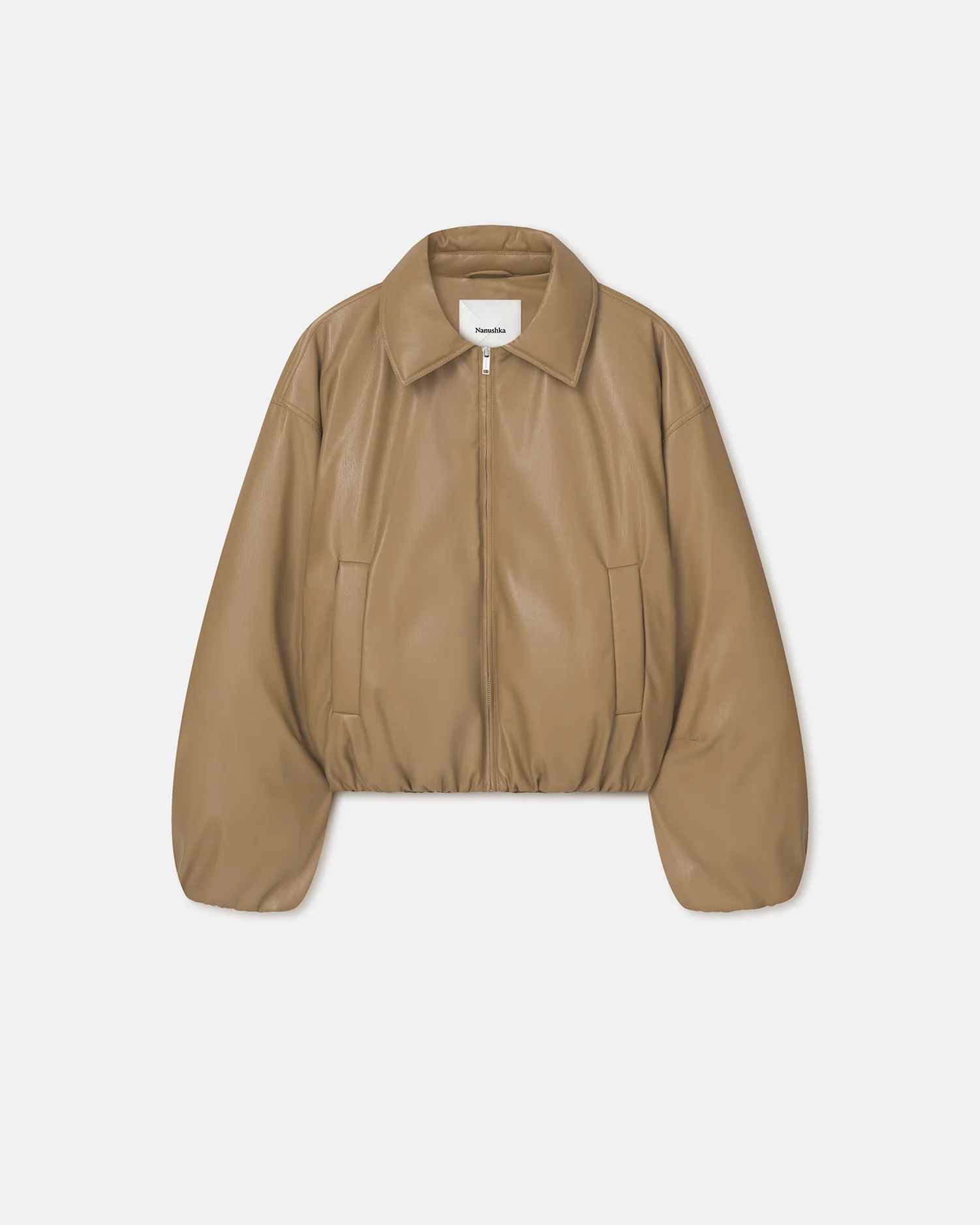 Asger - Padded Okobor™ jacket - Muted Khaki
