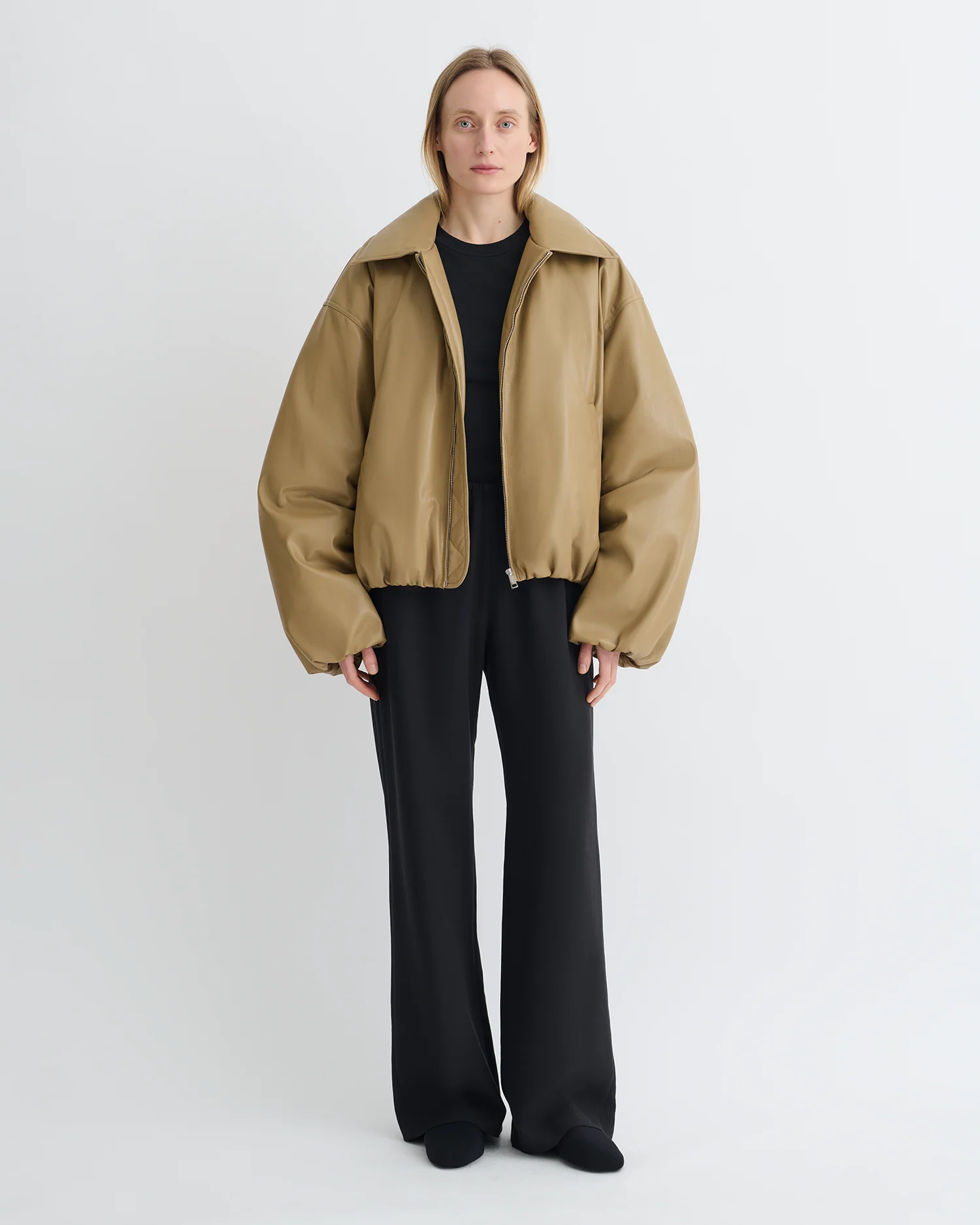 Asger - Padded Okobor™ jacket - Muted Khaki - Image 4