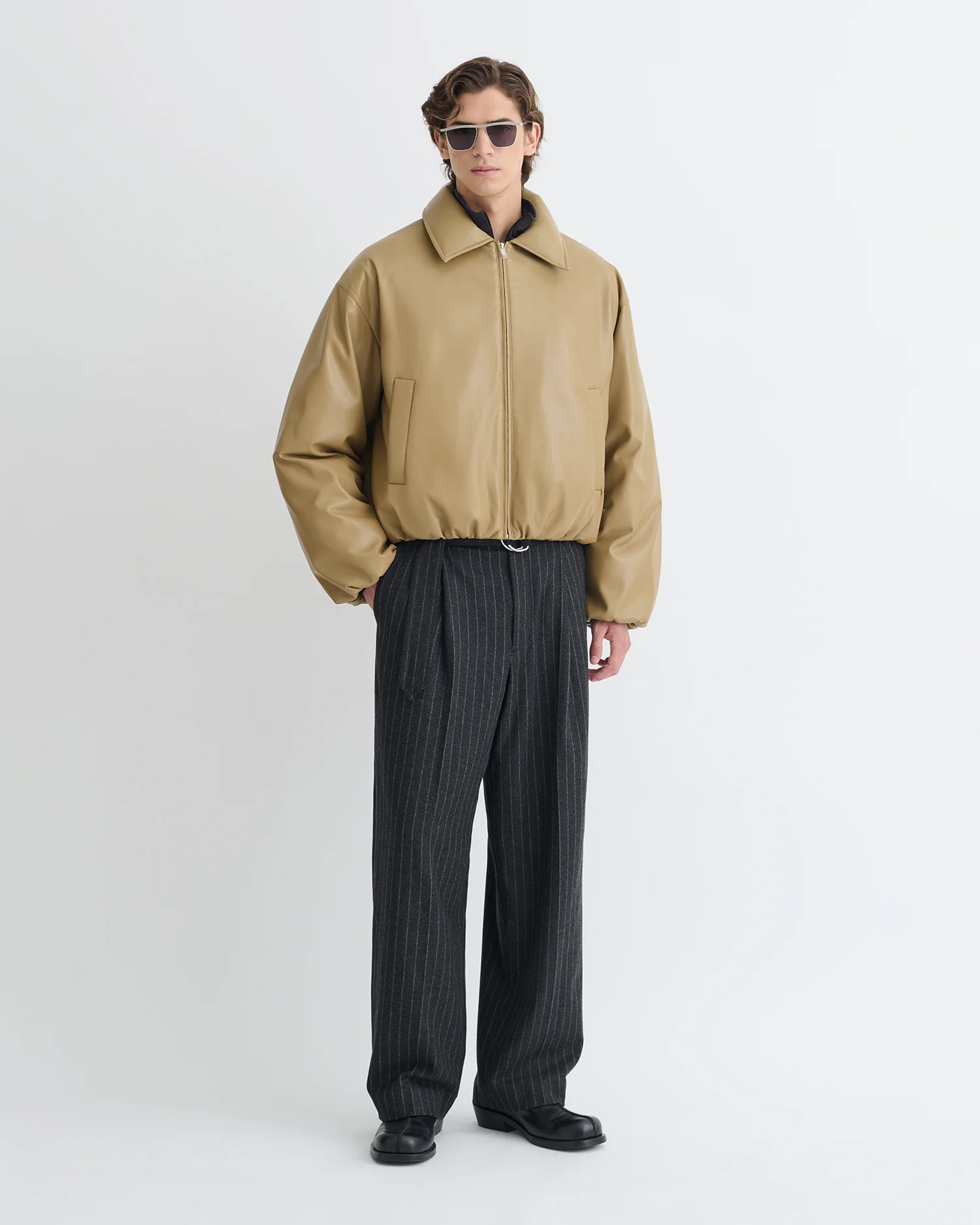 Asger - Padded Okobor™ jacket - Muted Khaki - Image 5