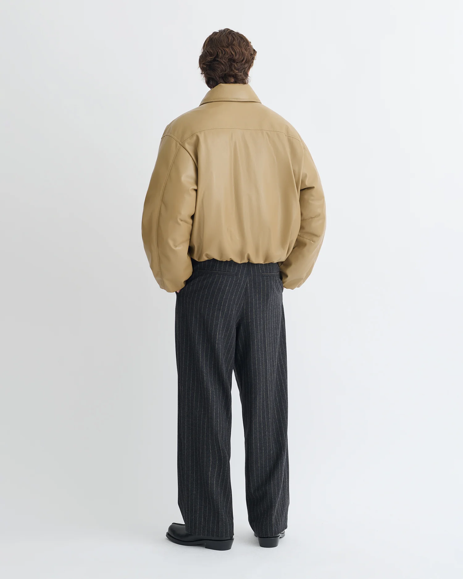 Asger - Padded Okobor™ jacket - Muted Khaki - Image 7
