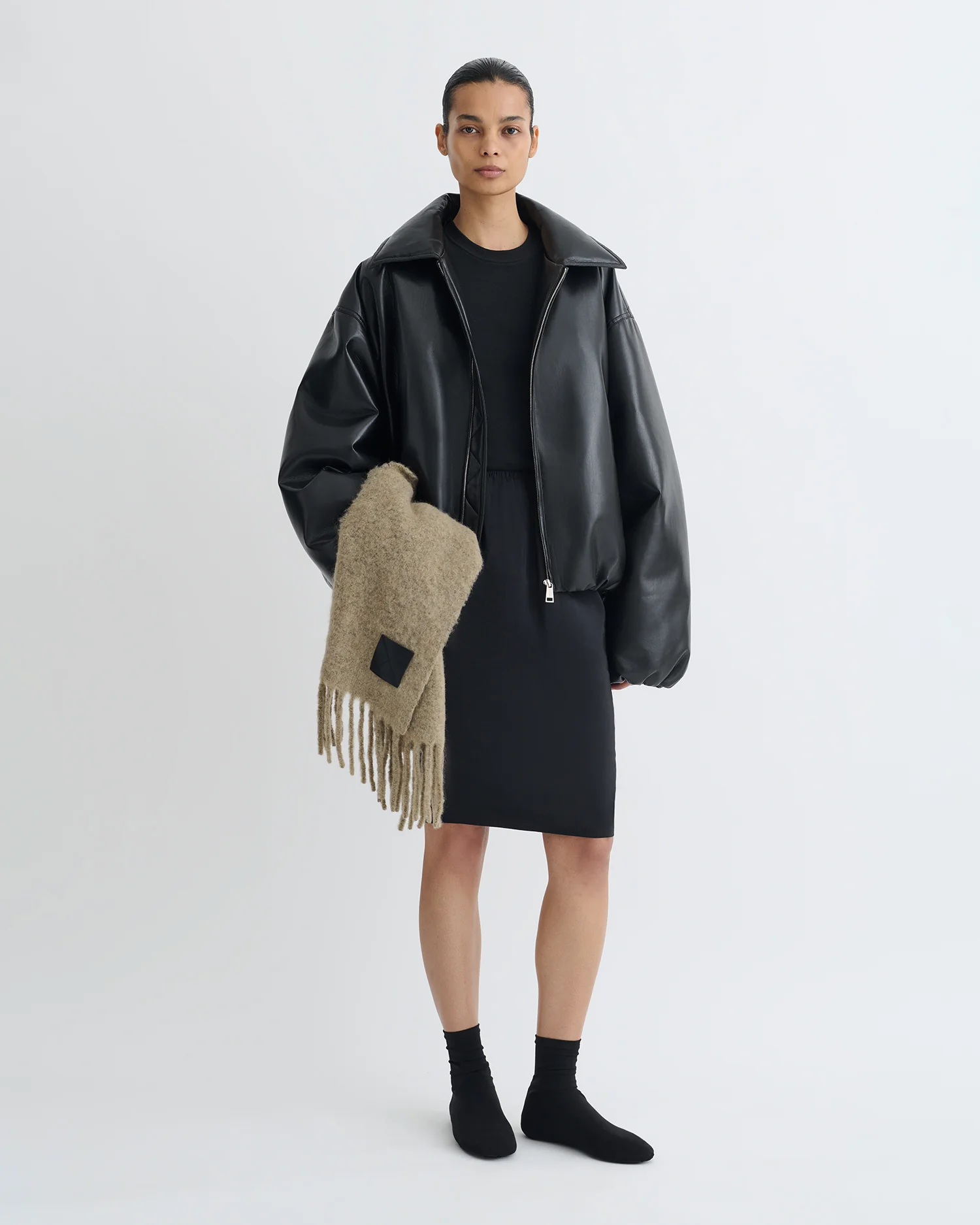 Asger - Padded Okobor™ jacket - Black - Image 6