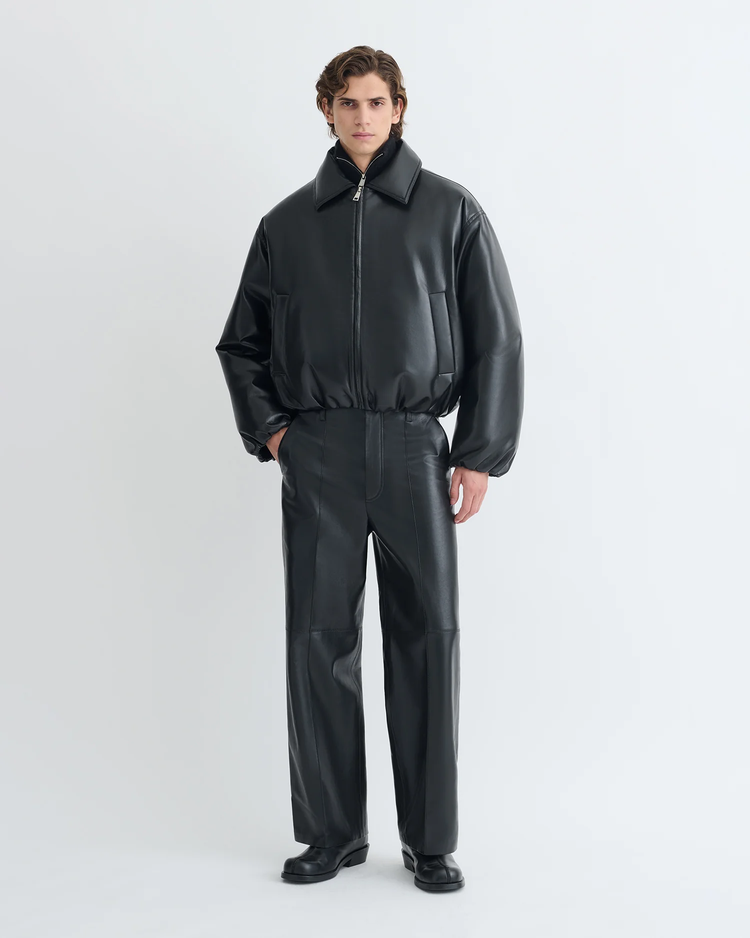 Asger - Padded Okobor™ jacket - Black - Image 7