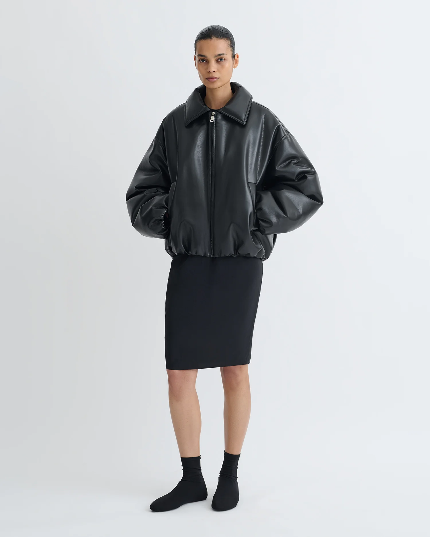 Asger - Padded Okobor™ jacket - Black - Image 8
