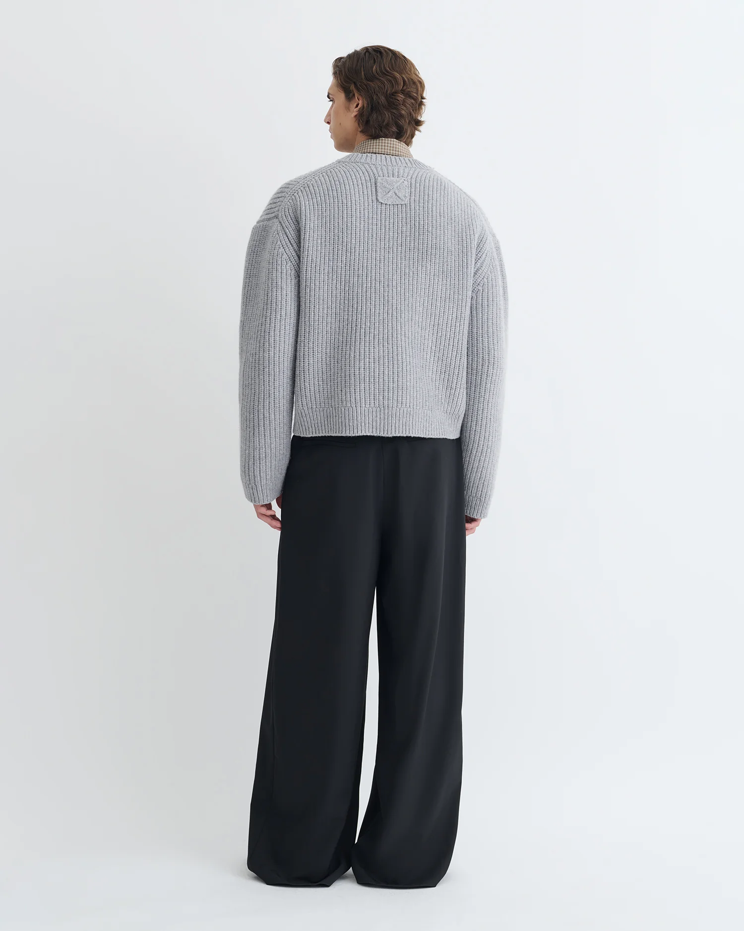 Morcar - Merino and cashmere sweater - Light Grey - Image 7
