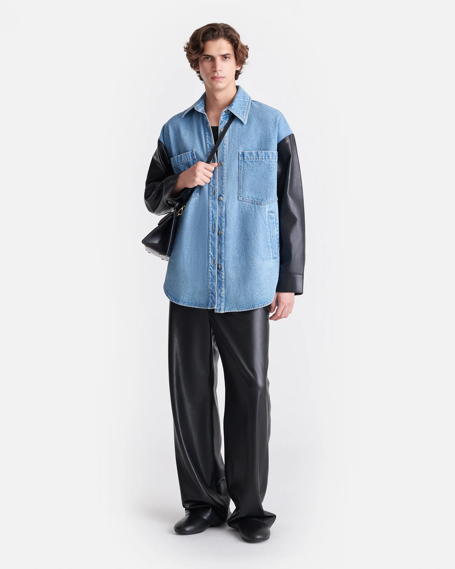 Zinnie - Shirt - Mid Blue-Black - Image 5