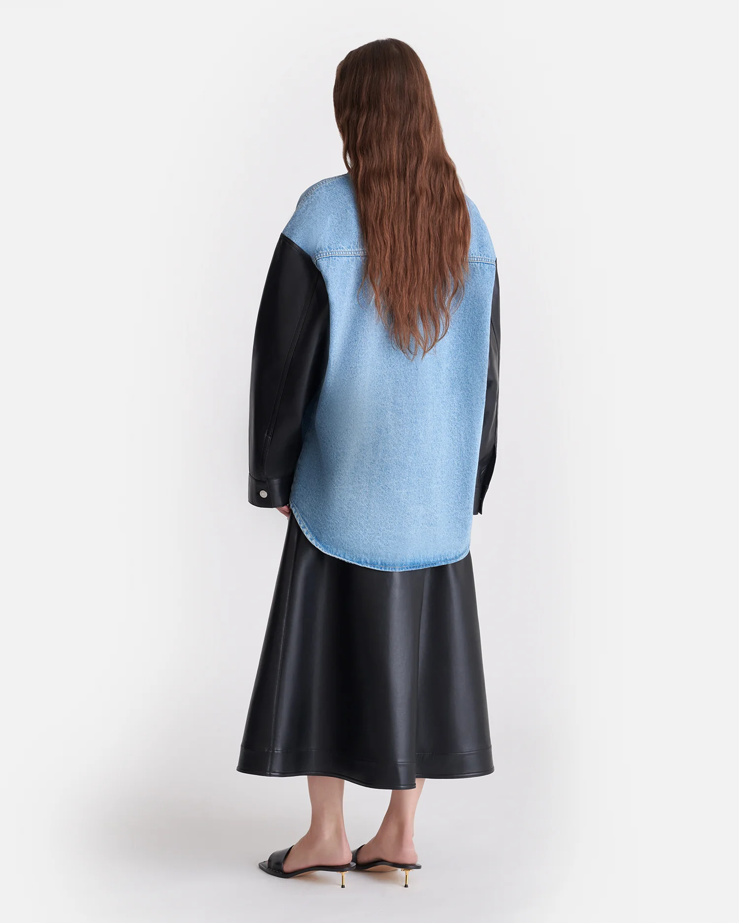 Zinnie - Shirt - Mid Blue-Black - Image 6