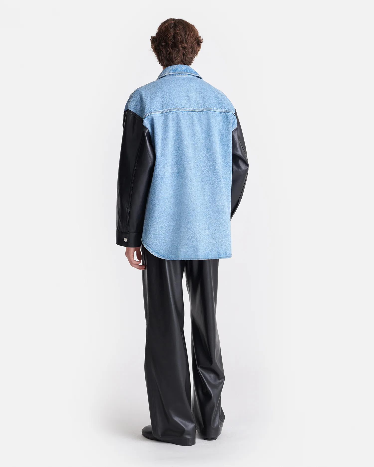 Zinnie - Shirt - Mid Blue-Black - Image 7