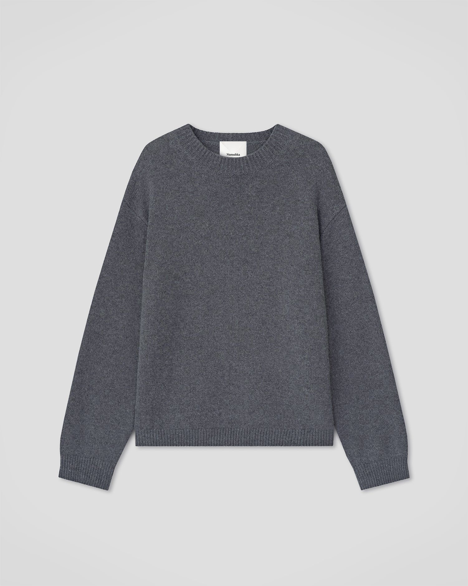 Renea - Wool blend sweater - Storm Grey - Image 8