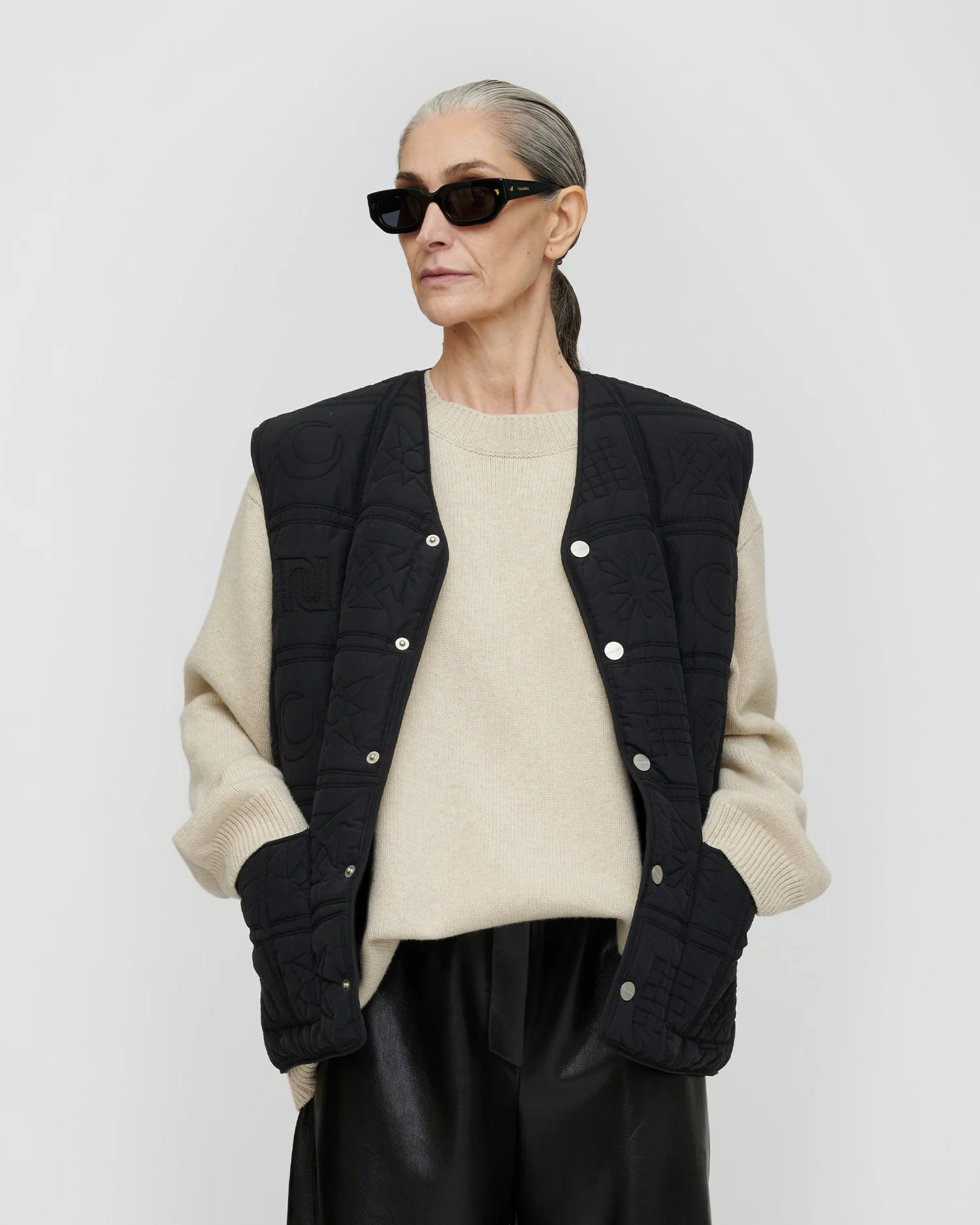 Renea - Wool blend sweater - Creme - Image 3