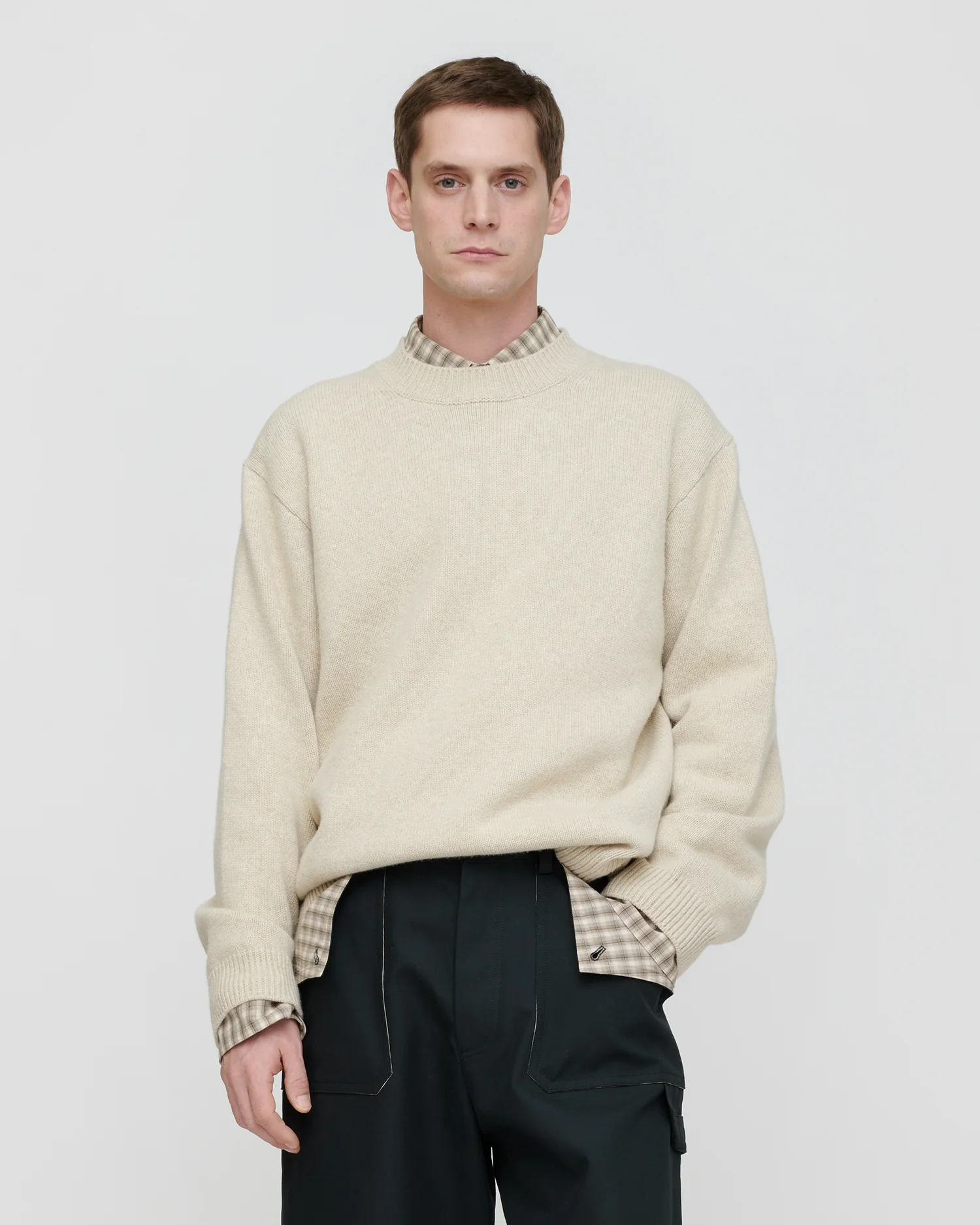 Renea - Wool blend sweater - Creme - Image 4