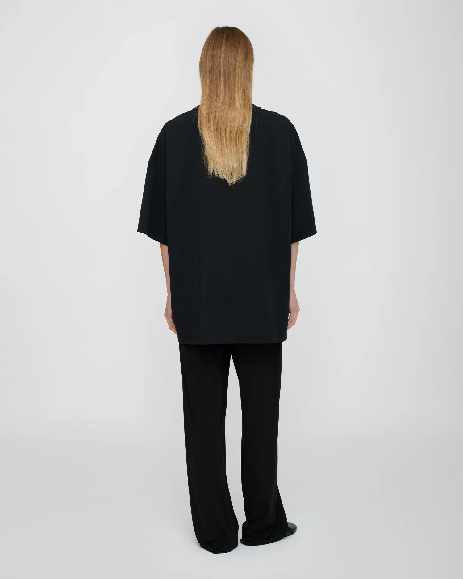 Wren Origami - Crochet T-shirt - Black - Image 6
