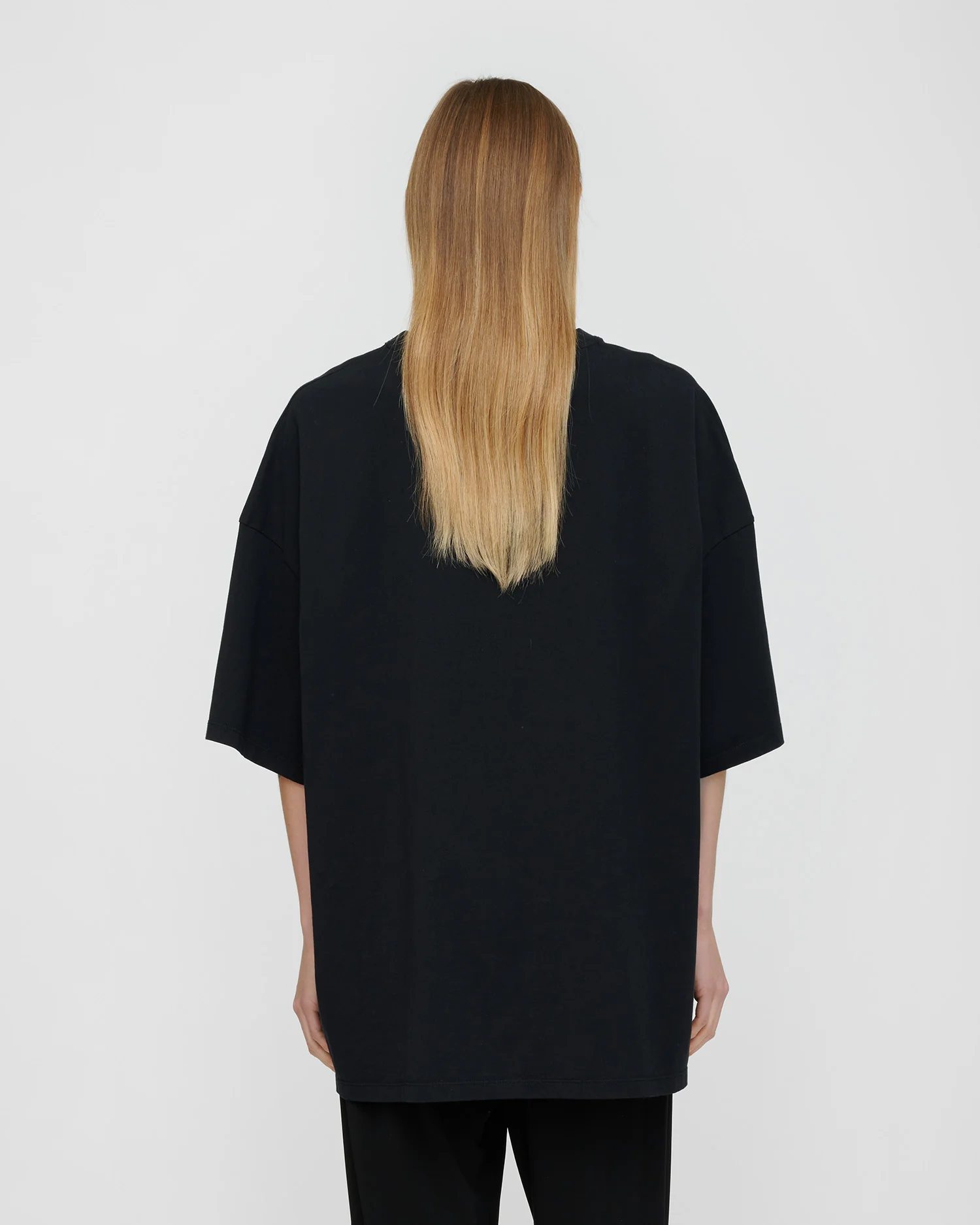 Wren Origami - Crochet T-shirt - Black - Image 8
