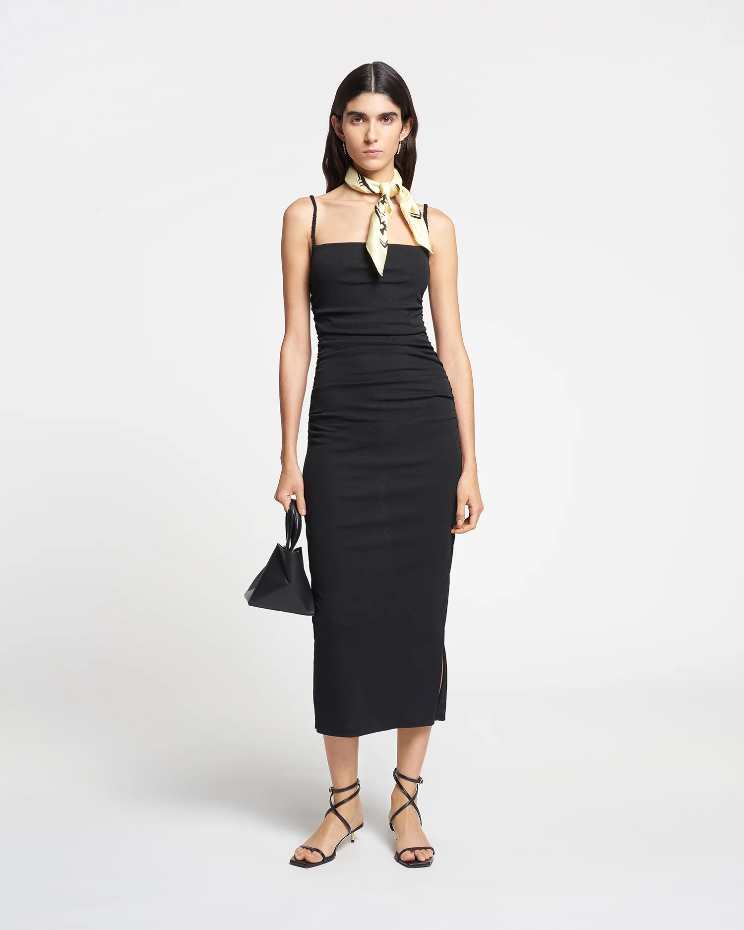 Alexa - Midi Dress - Black