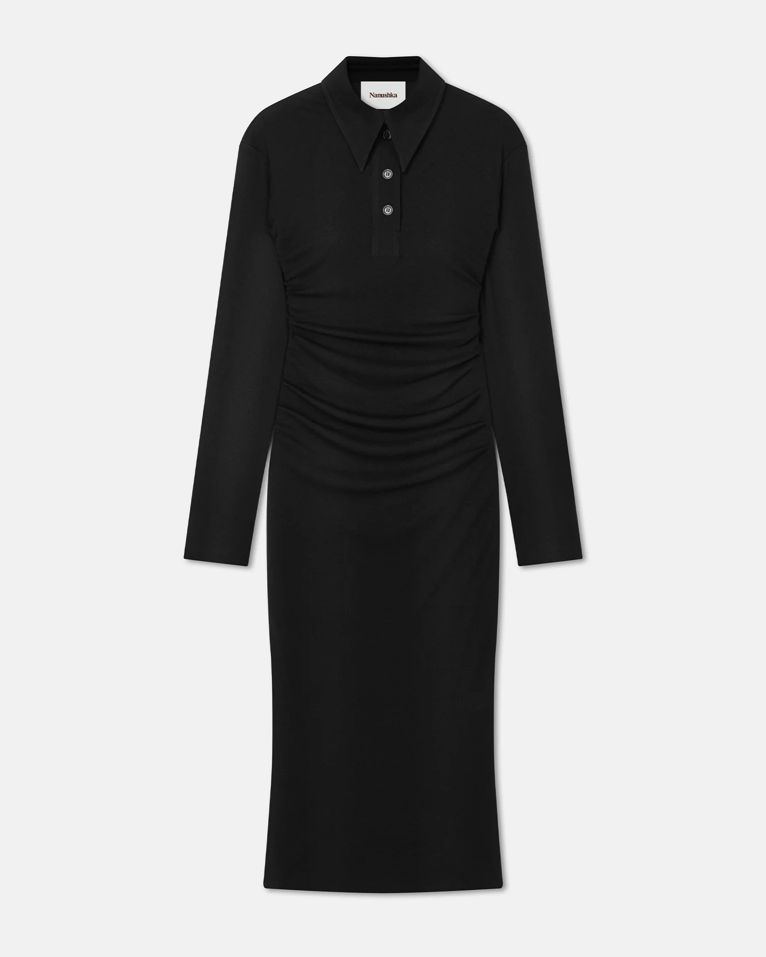 Verity - Shirt dress - Black - Image 3