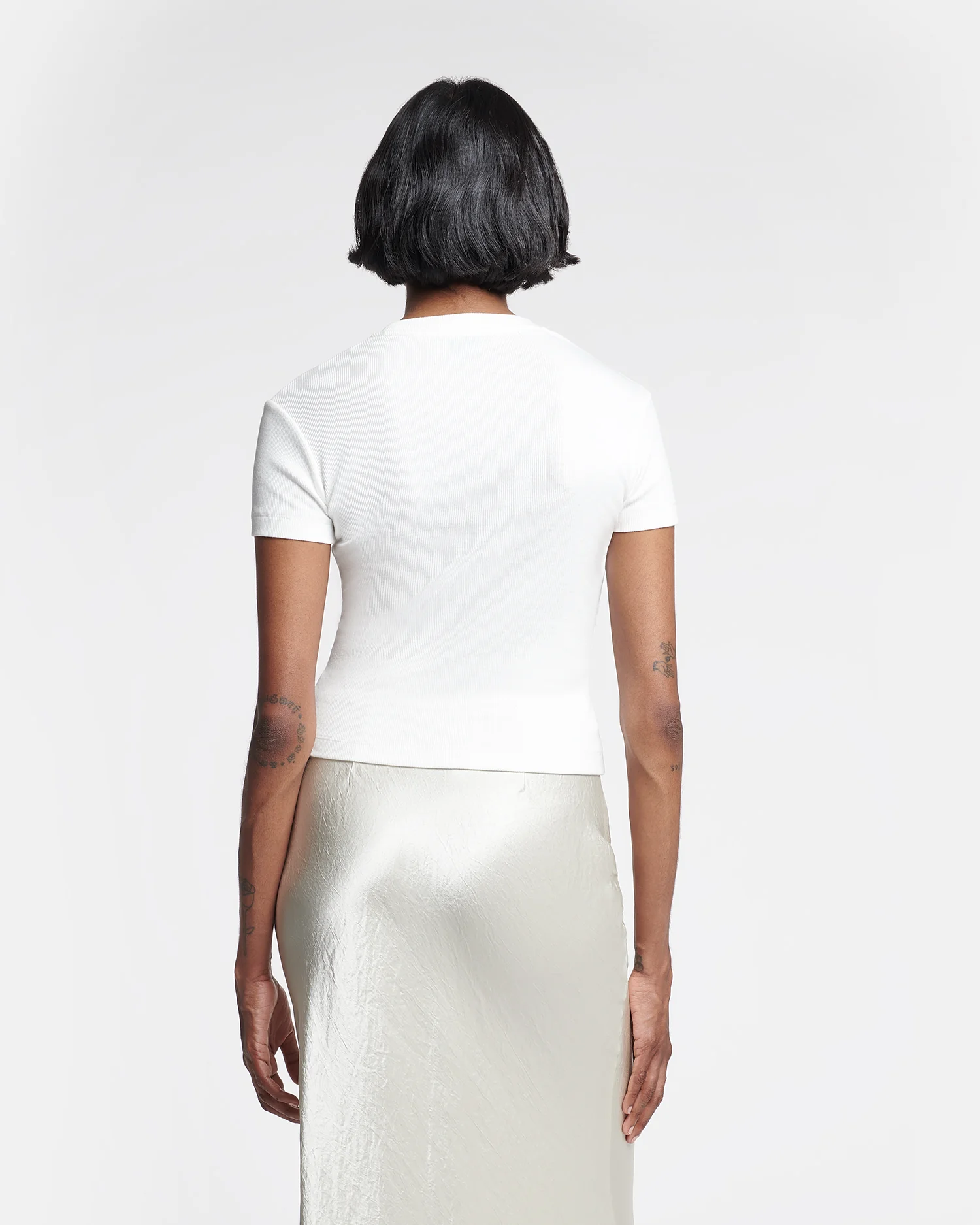 Axton - Cropped t-shirt - Off White - Image 3