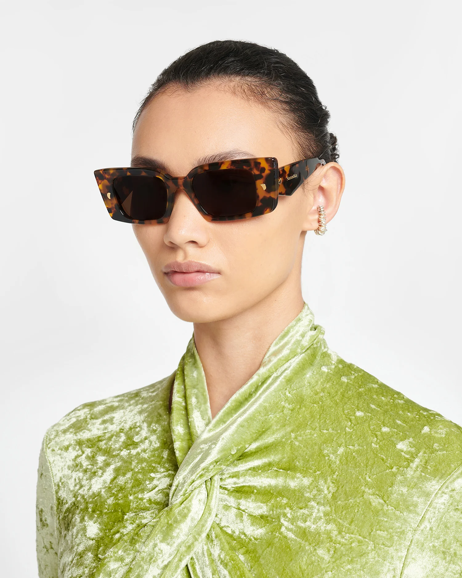 Carmel - Bioplastic sunglasses - Dark Amber - Image 5