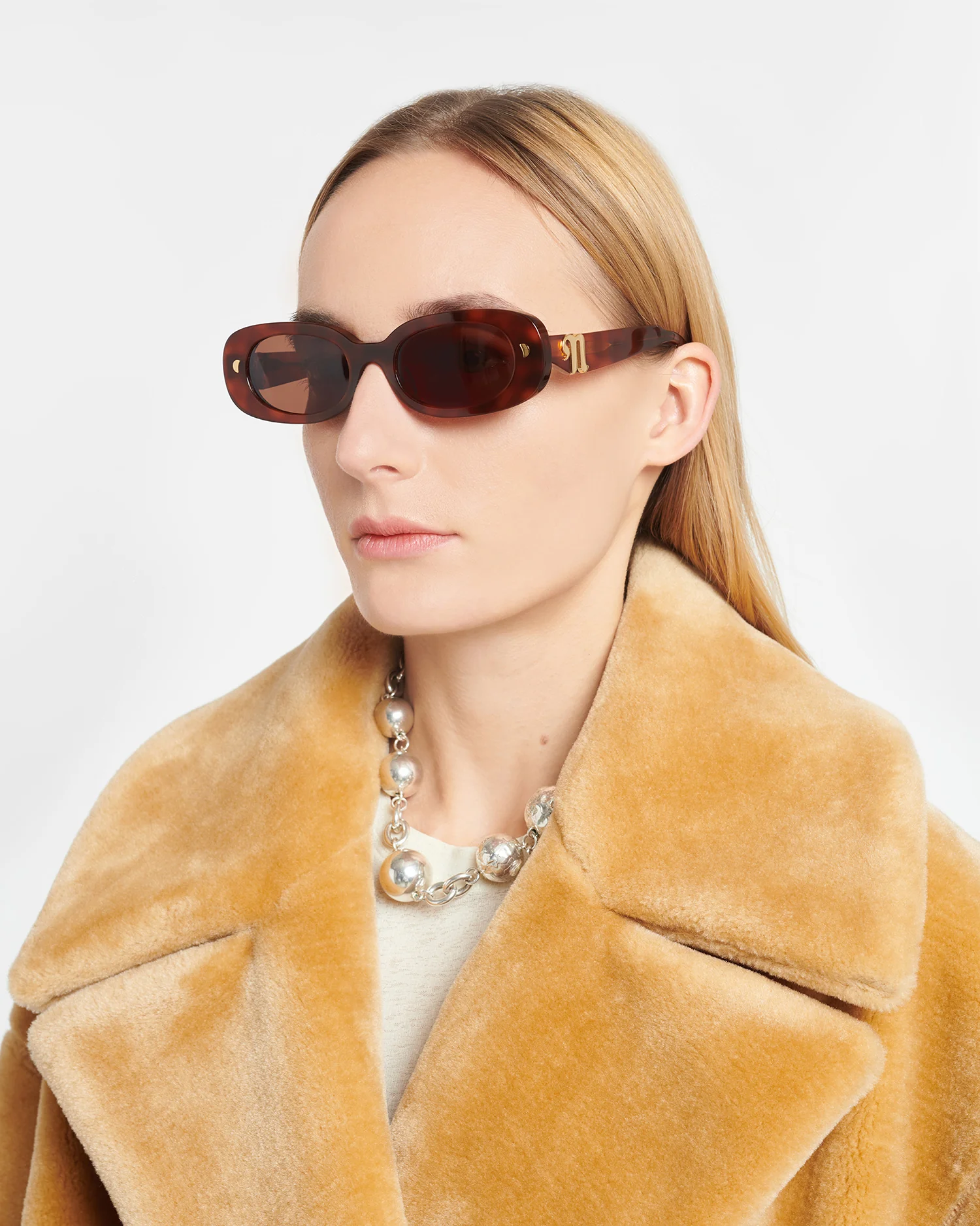 Aliza - Bioplastic sunglasses - Light Turtle - Image 4