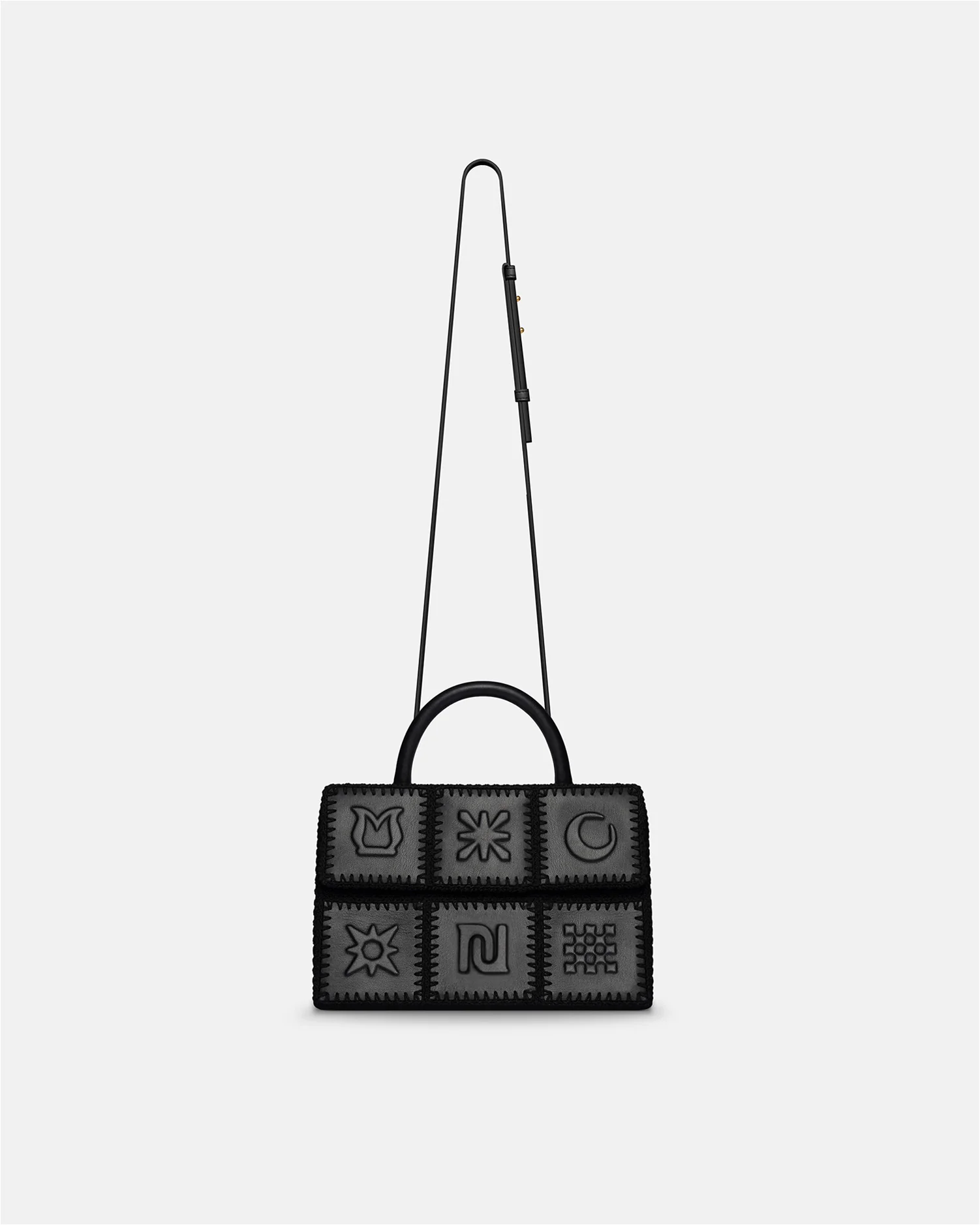 The SANDI Symbol - Top handle bag - Black - Image 6