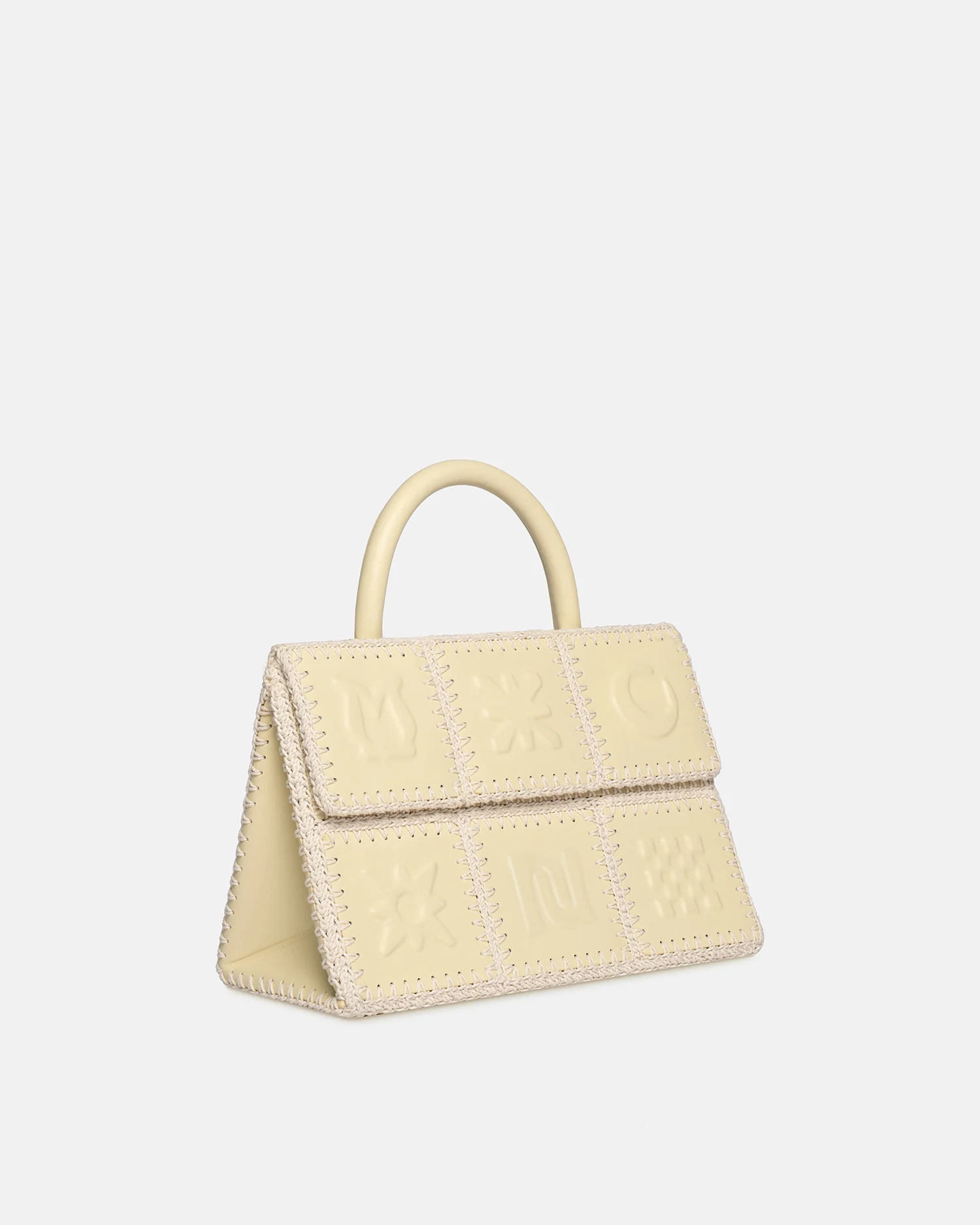 The SANDI Symbol - Top handle bag - Moonbeam - Image 2