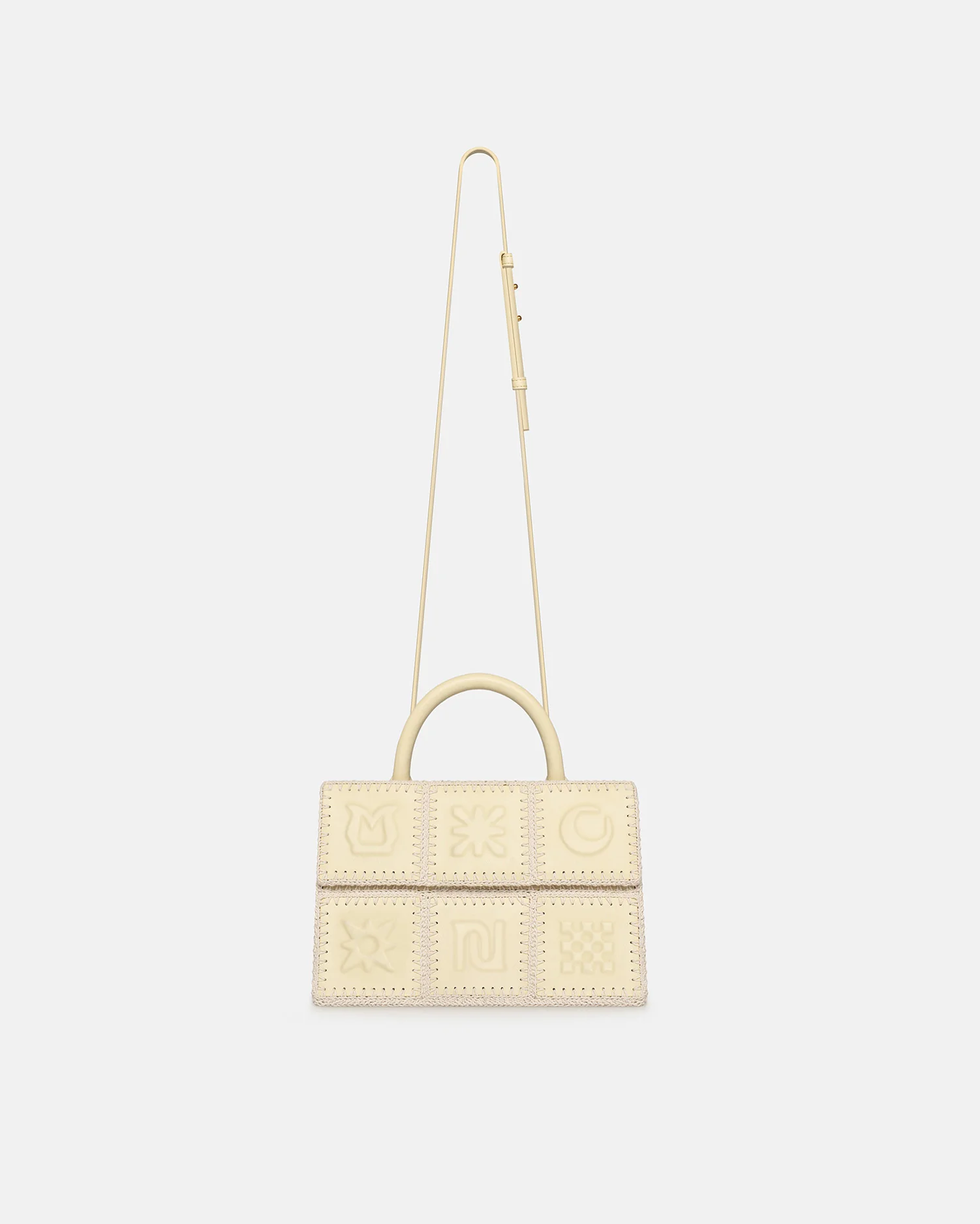 The SANDI Symbol - Top handle bag - Moonbeam - Image 6