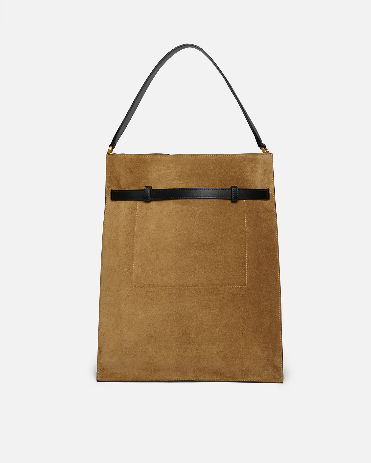Harmonica Maxi - Suede bag - Brown - Image 4