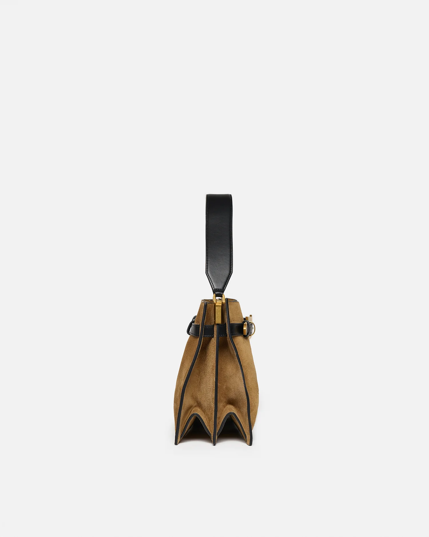 Harmonica - Suede bag - Brown - Image 3