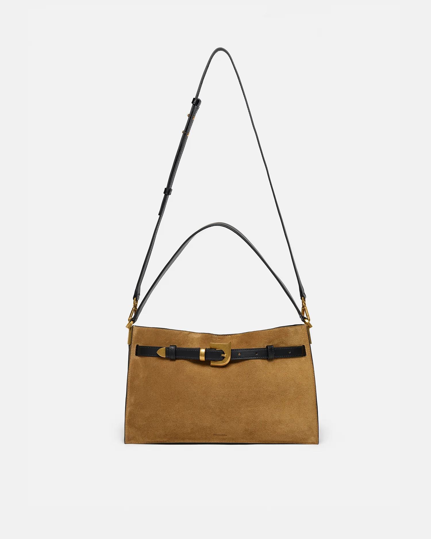 Harmonica - Suede bag - Brown - Image 6
