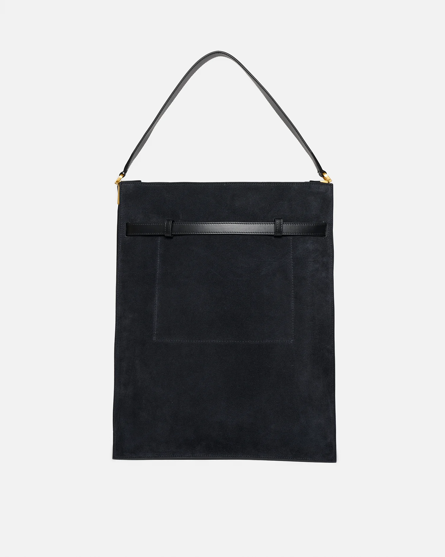 Harmonica Maxi - Suede bag - Black - Image 4
