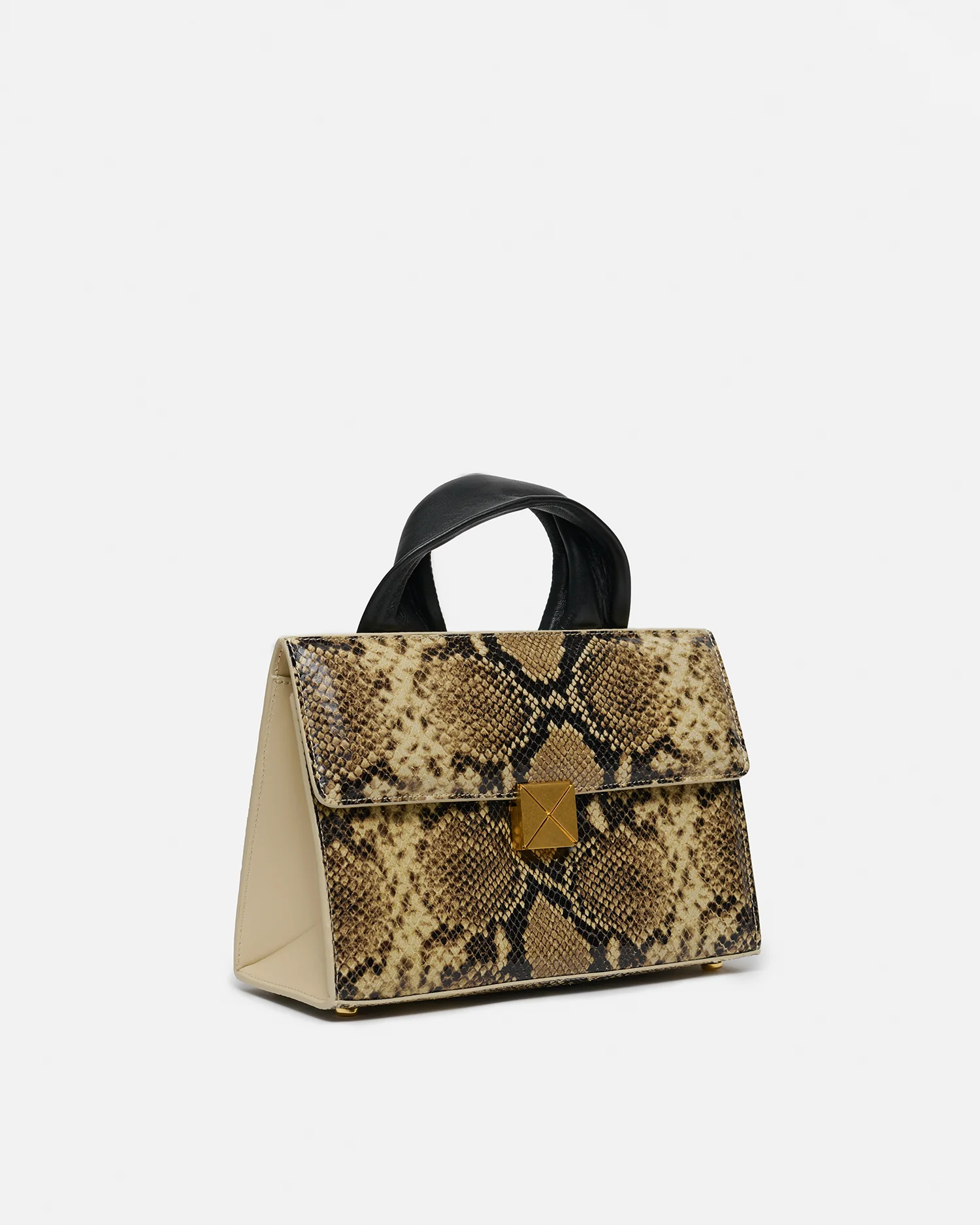 Sandi Lock - Embossed leather bag - Snake - Image 2