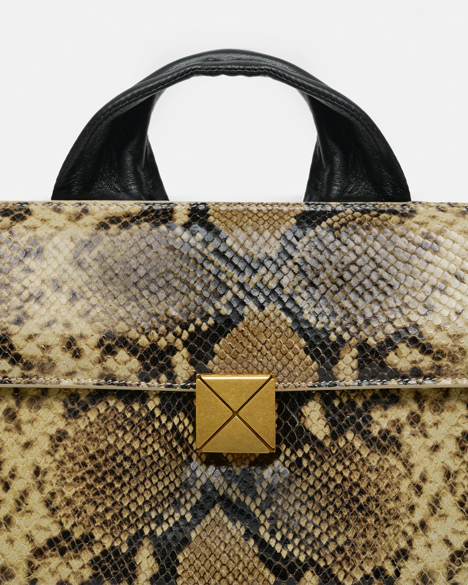 Sandi Lock - Embossed leather bag - Snake - Image 5