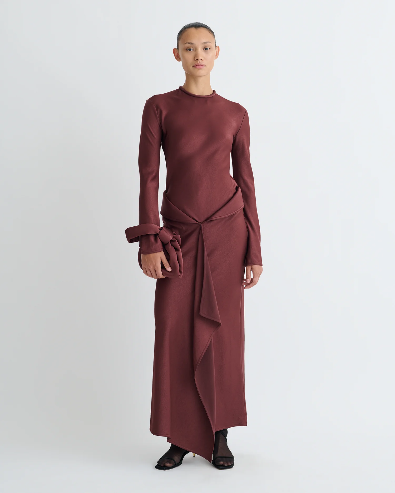 Diah - Maxi dress - Mahogany