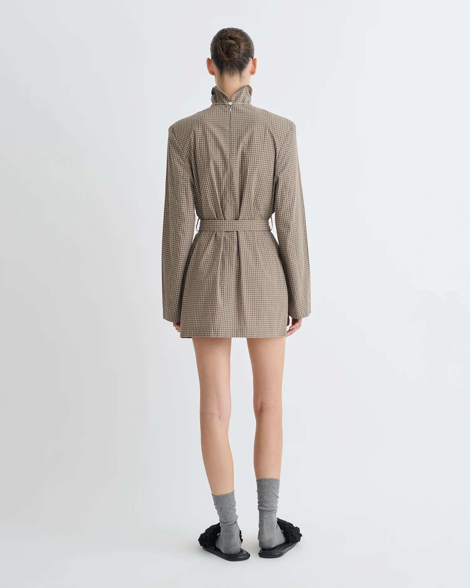 Geradine - Mini dress - Brown/Creme - Image 5