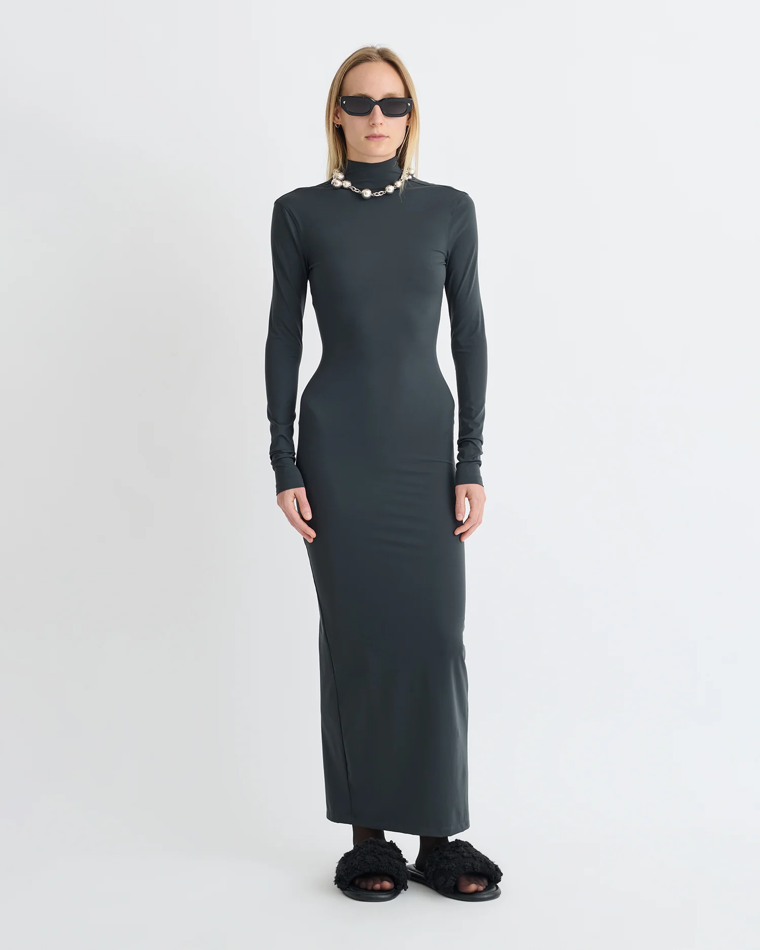 Glinda - Midi dress - Dusty Blue - Image 3