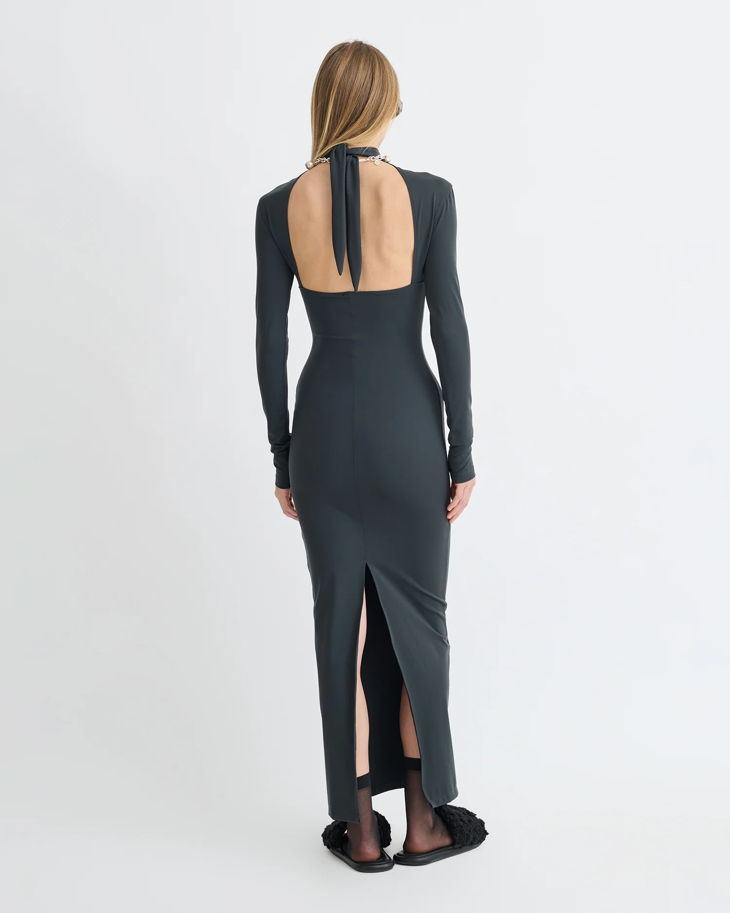 Glinda - Midi dress - Dusty Blue - Image 4