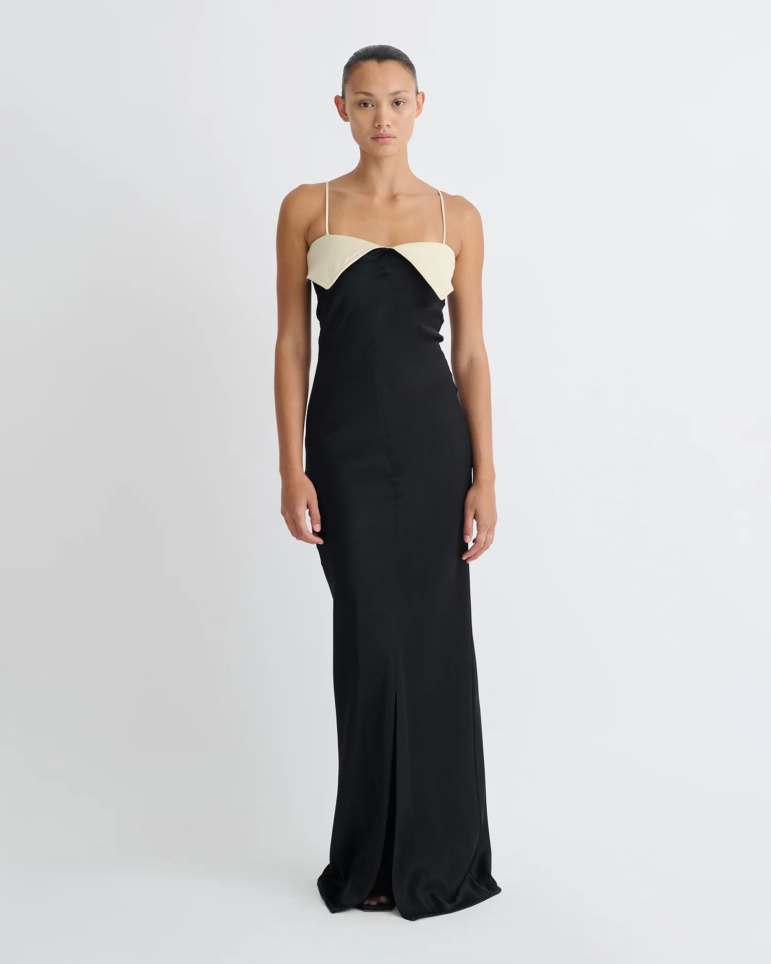 Nelma - Dress - Black/Ecru - Image 3
