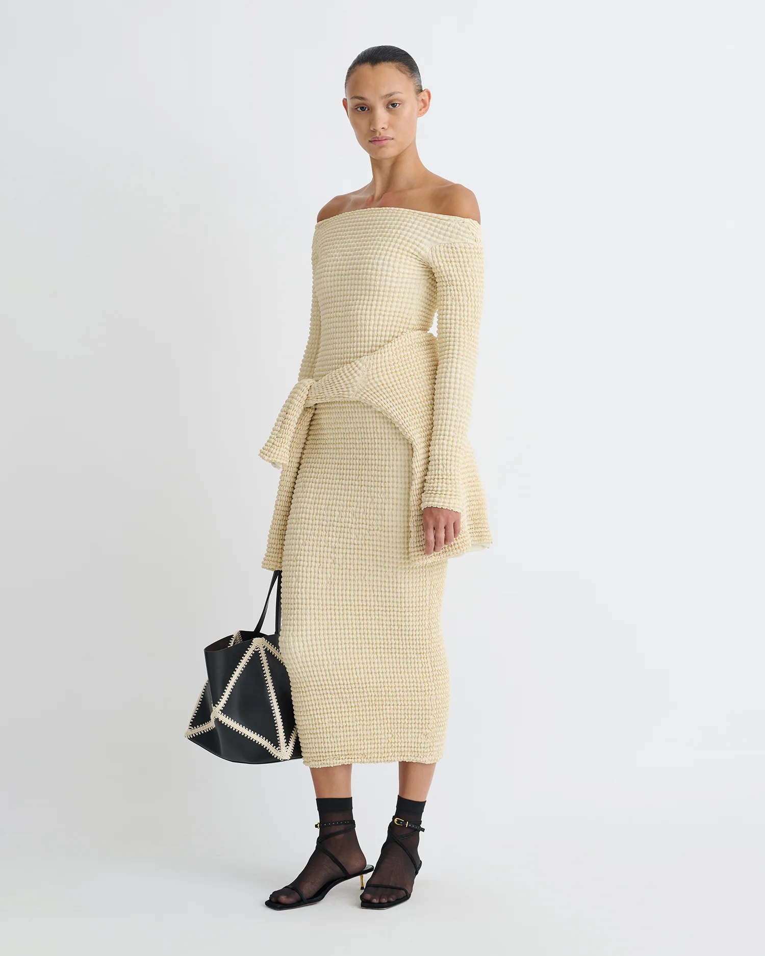 Zinia - Long dress - Oat