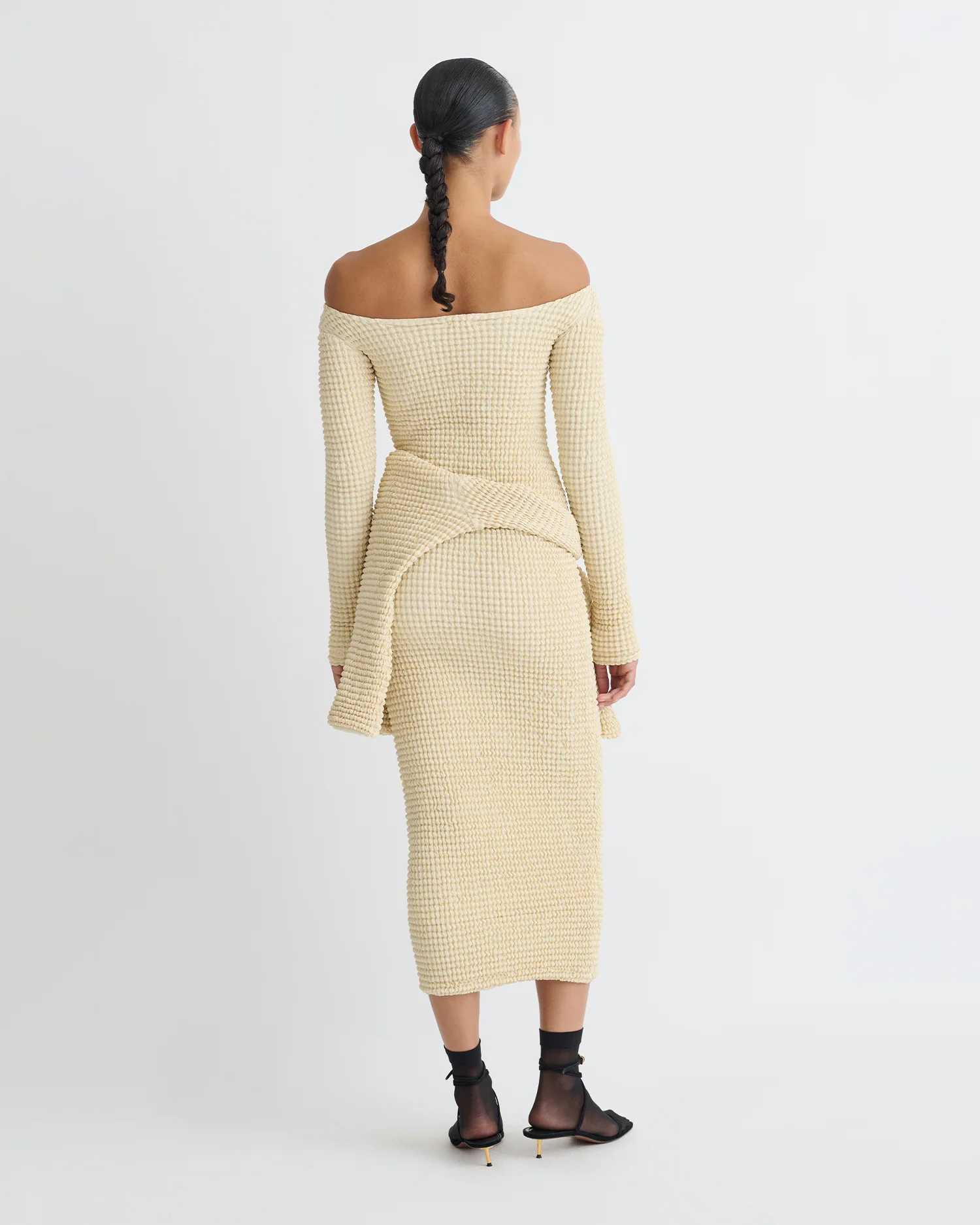 Zinia - Long dress - Oat - Image 2