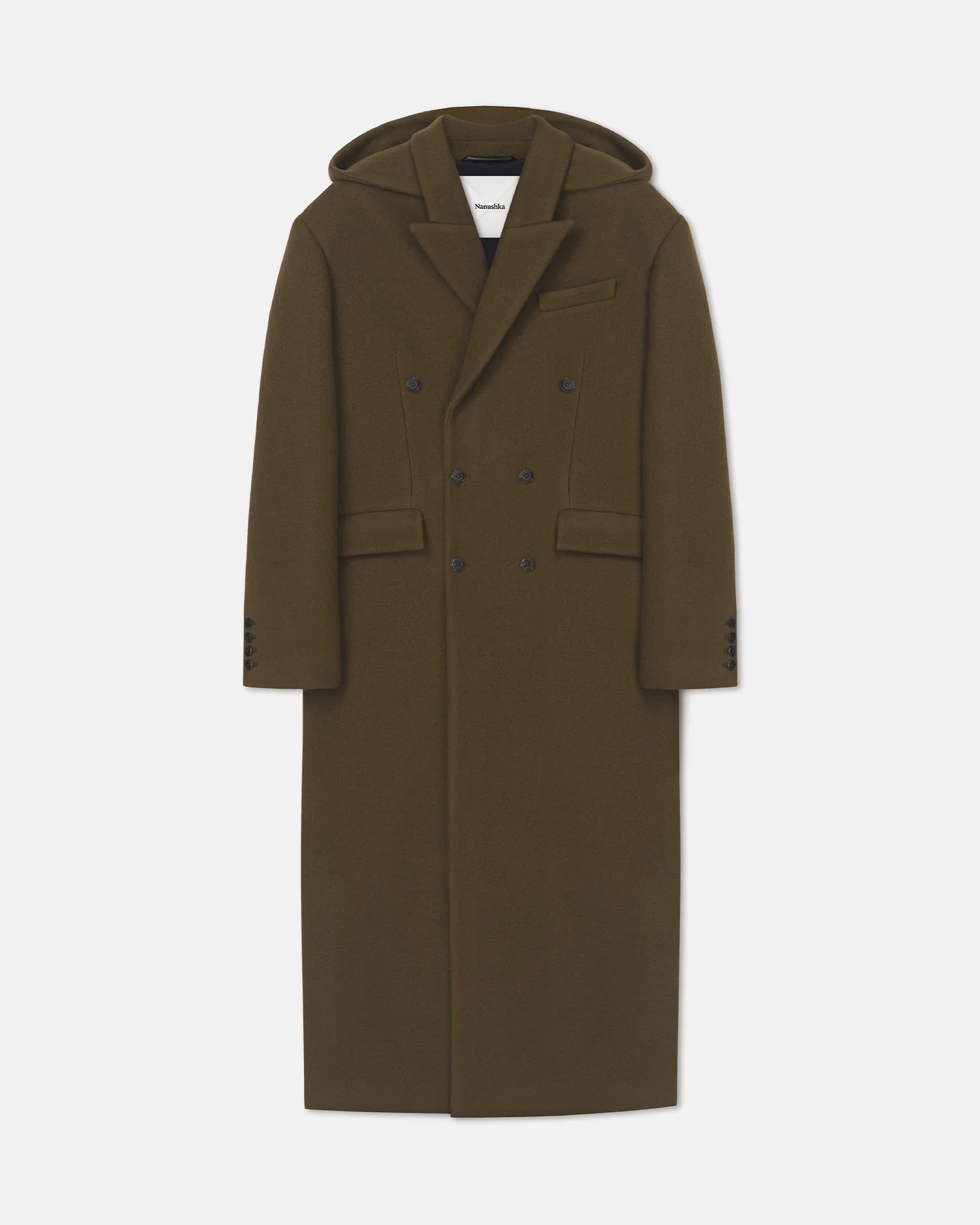 Melva - Coat - Wood