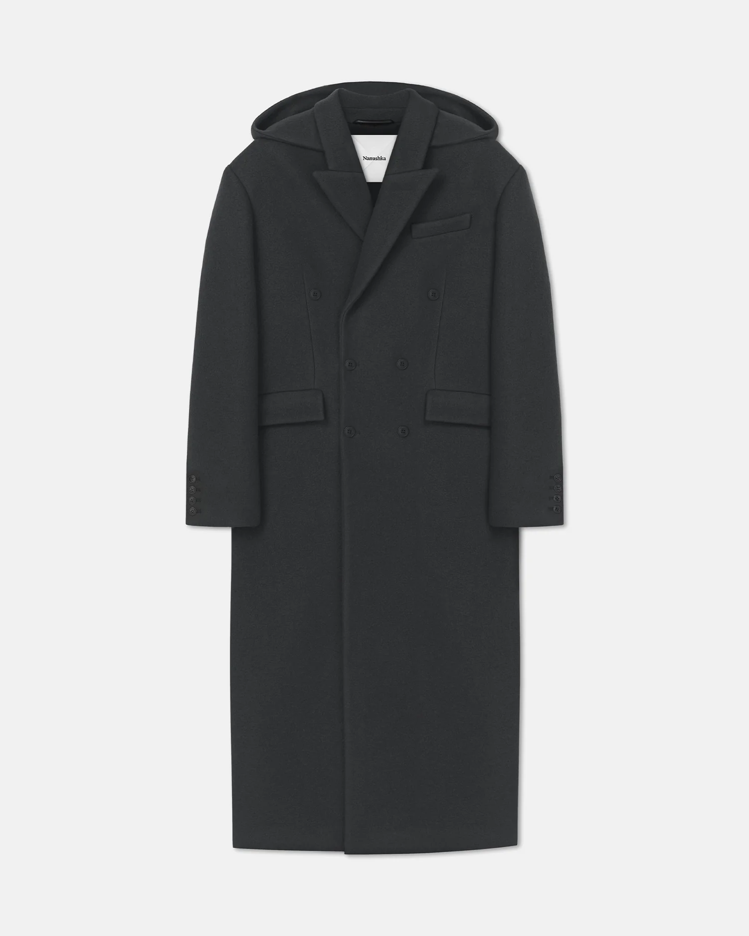 Melva - Coat - Midnight Green