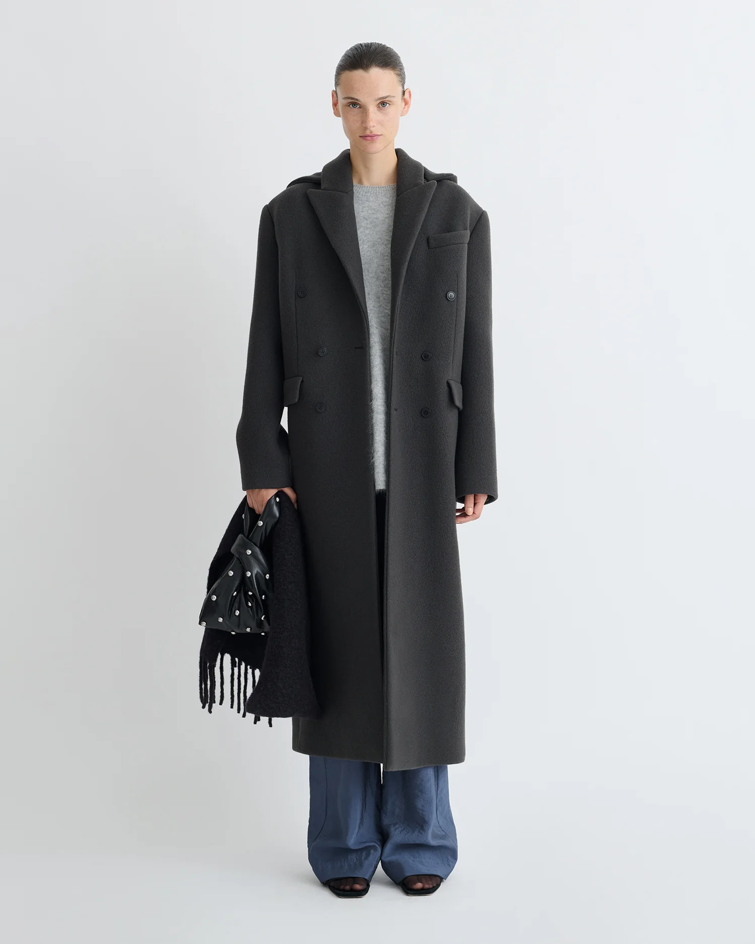 Melva - Coat - Midnight Green - Image 3