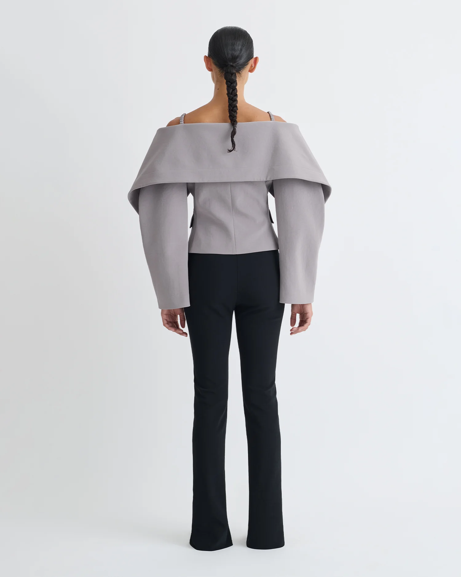 Amantha - Structured blazer - Grey - Image 7