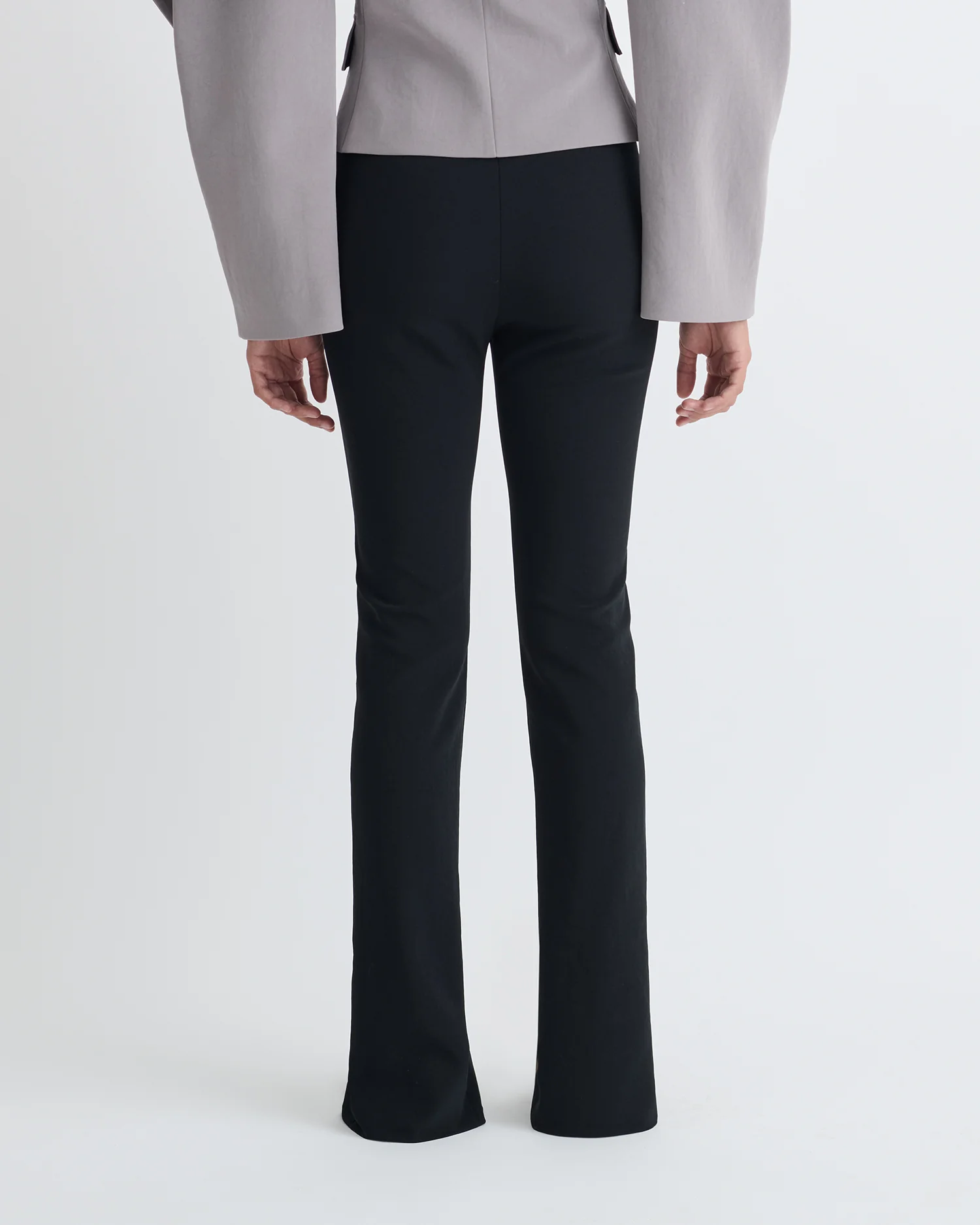 Luana - Front slit pants - Black - Image 5