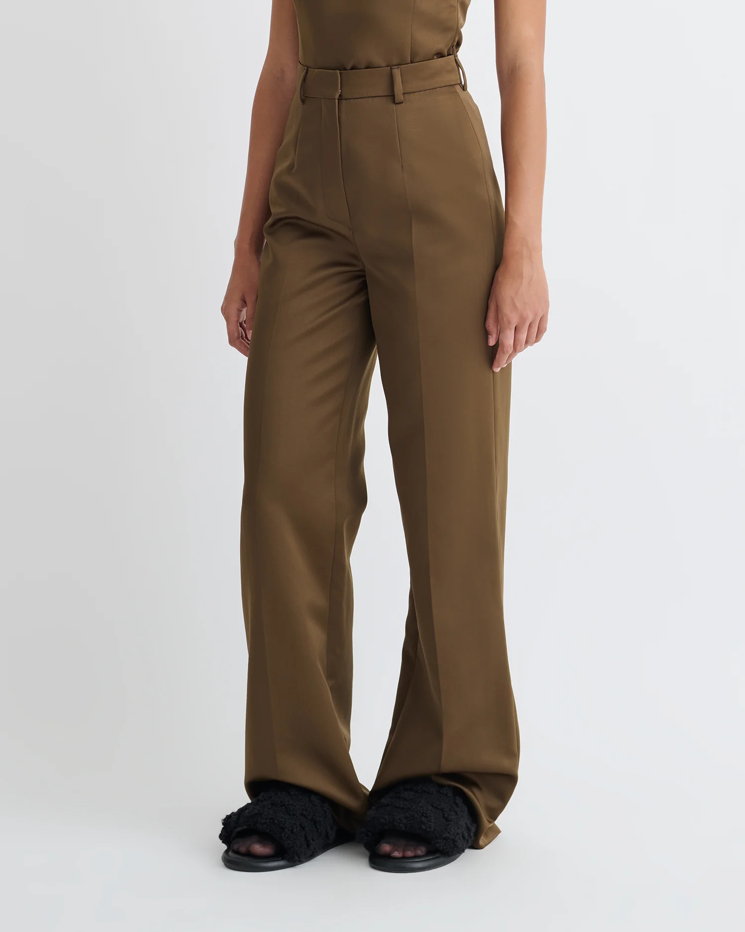 Franny - Structured pants - Wood - Image 6