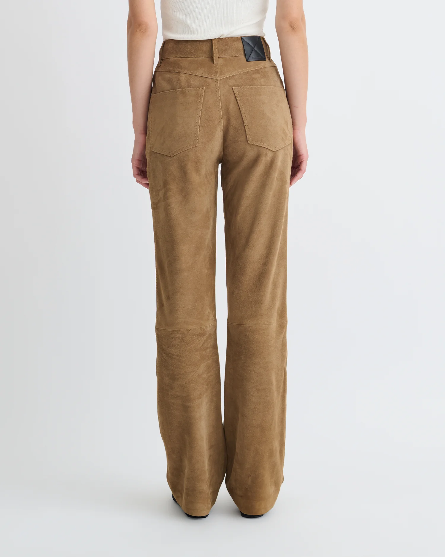 Seldes - Suede pants - Brown - Image 5