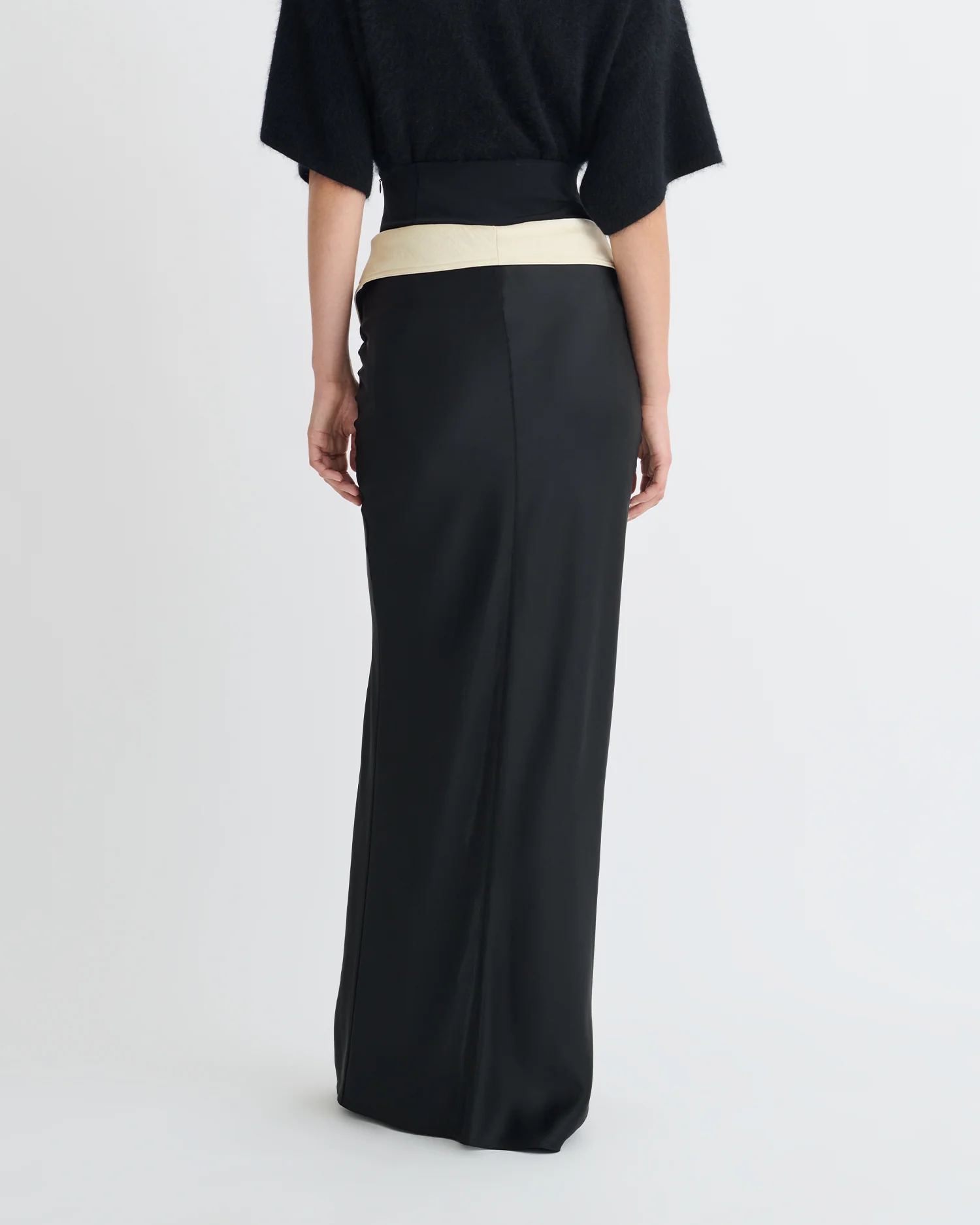 Mentari - Maxi skirt - Black/Ecru - Image 5