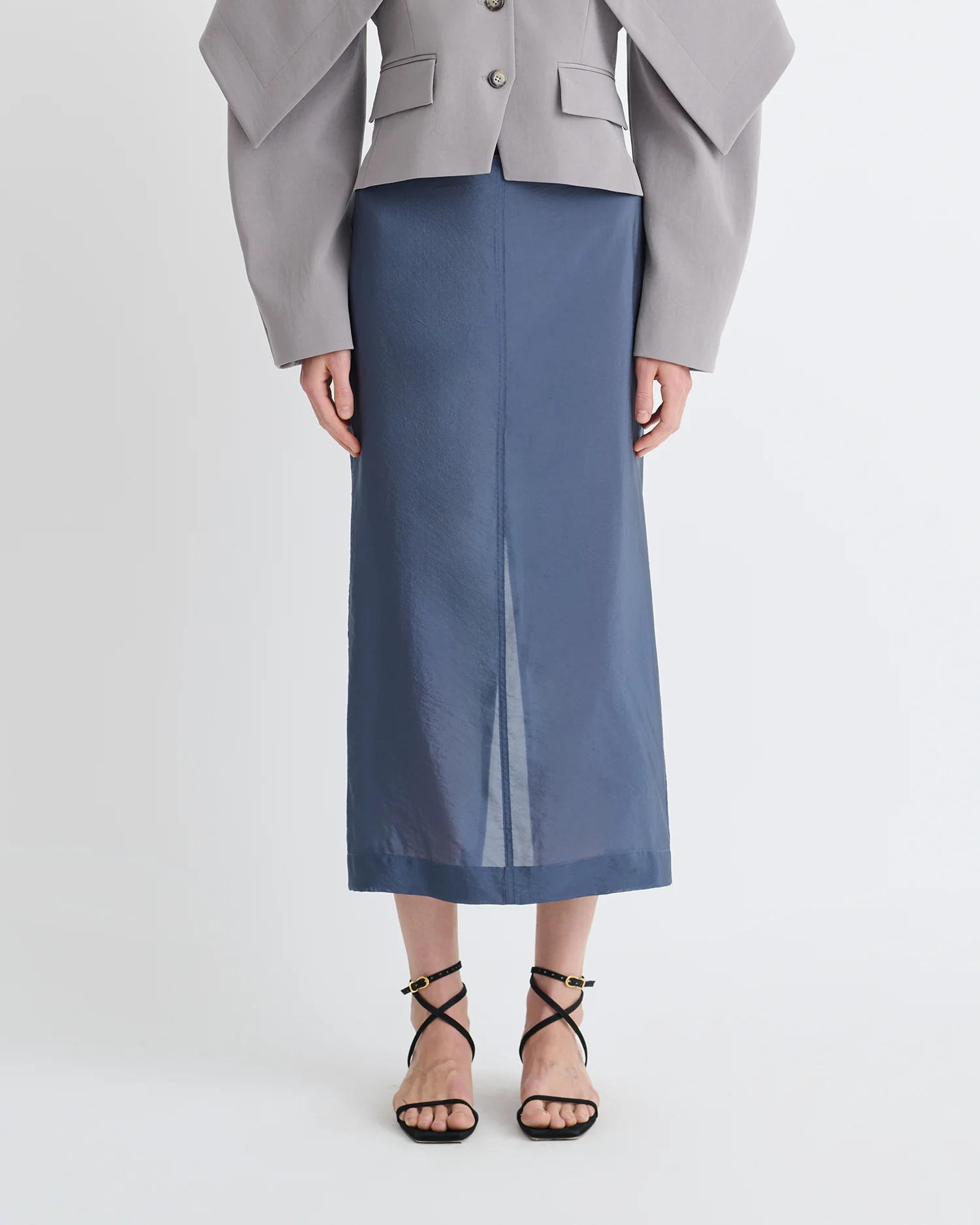 Ciar - Midi skirt - Denim Blue - Image 3