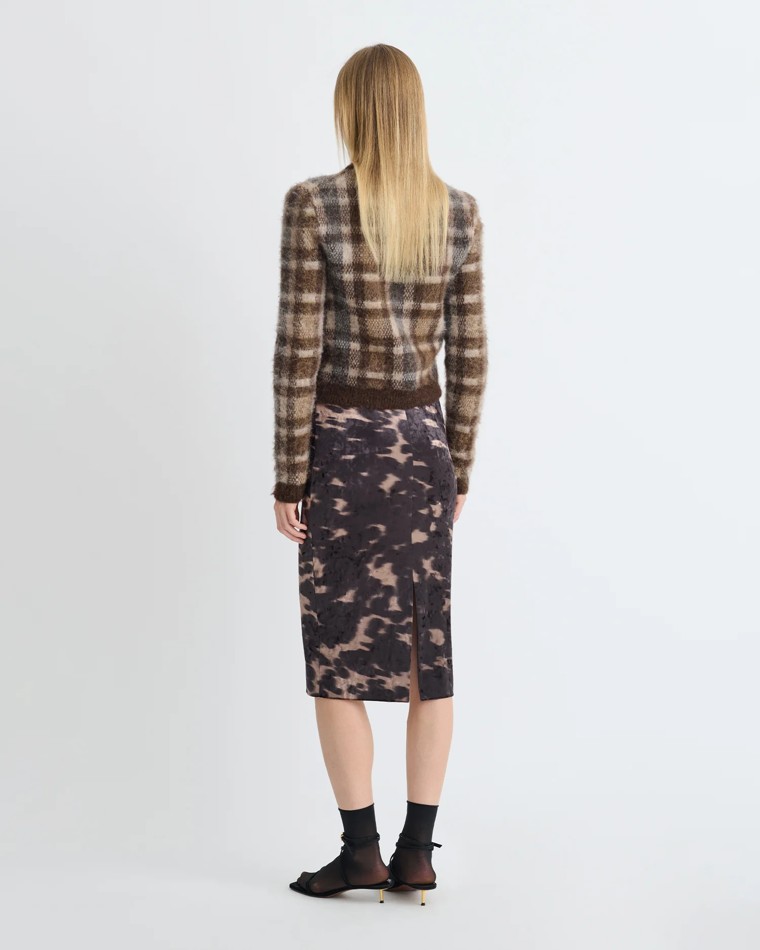 Carisa - Midi skirt - Midnight Mocha Brown - Image 3
