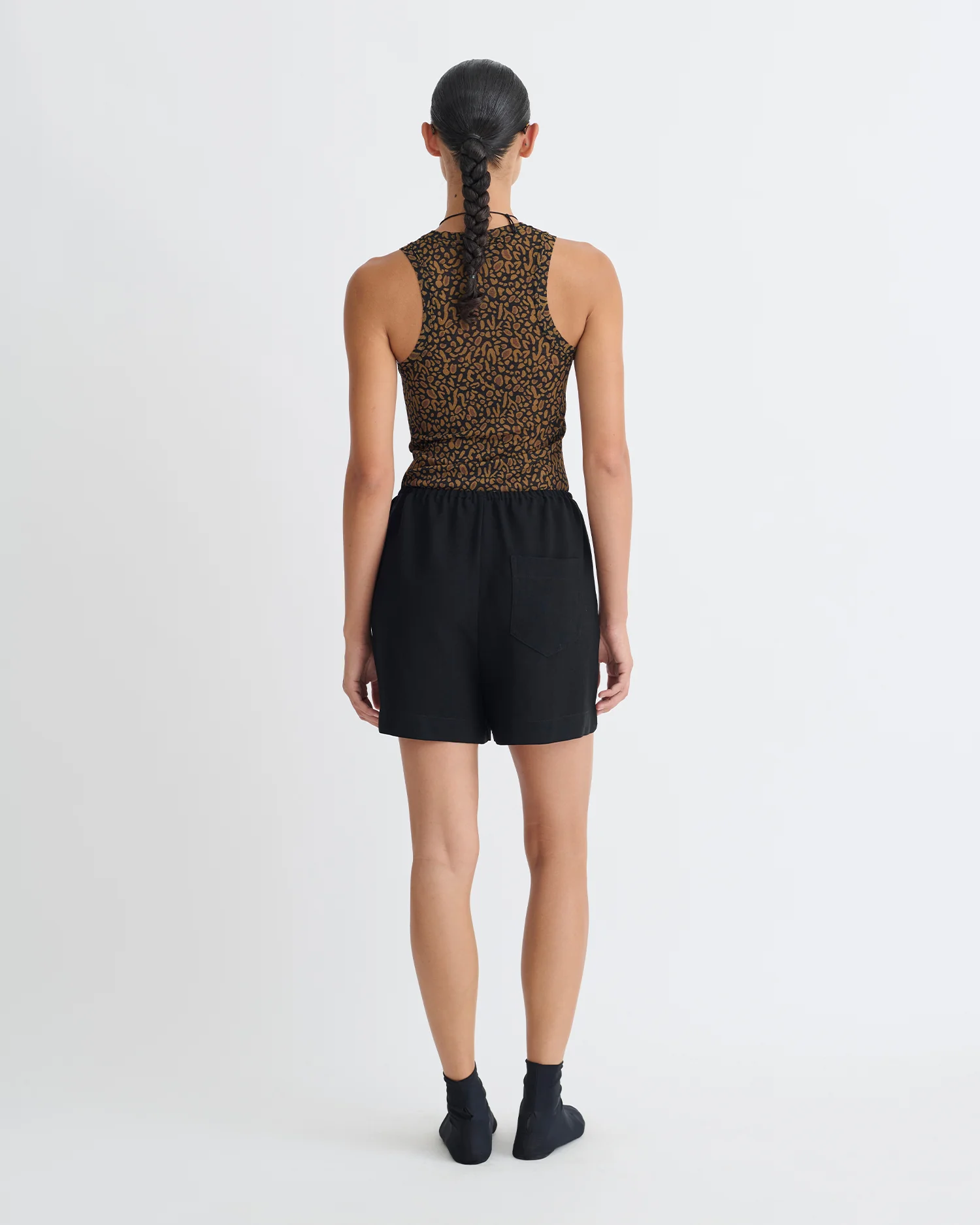 Dylla - Relaxed shorts - Black - Image 3