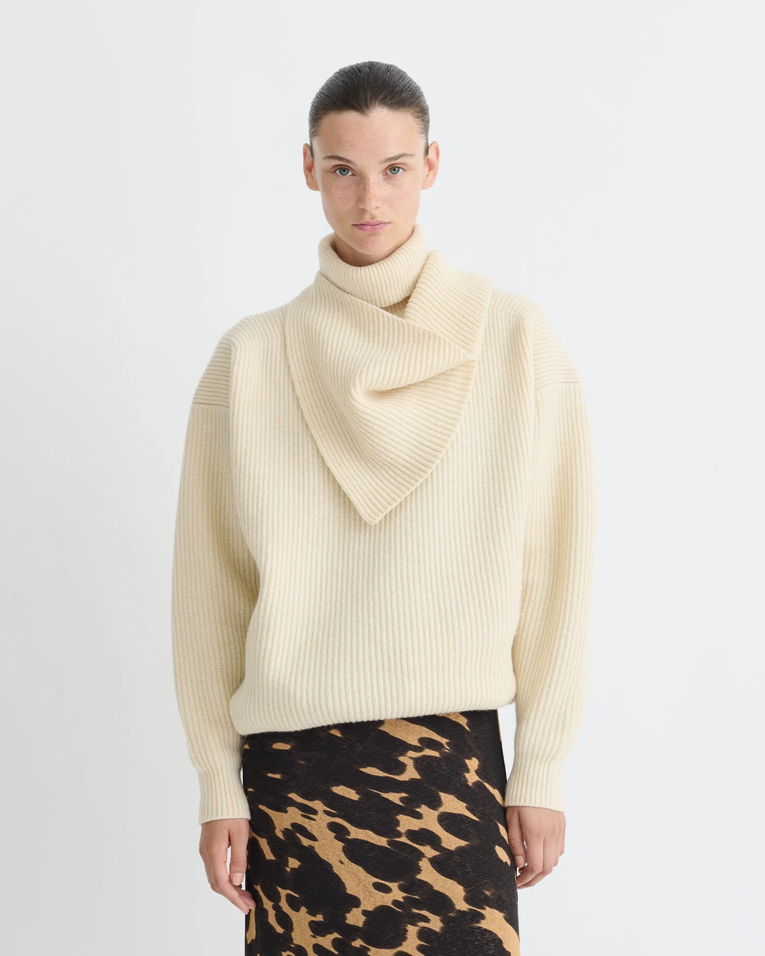 Blaer - Merino sweater - Creme - Image 4